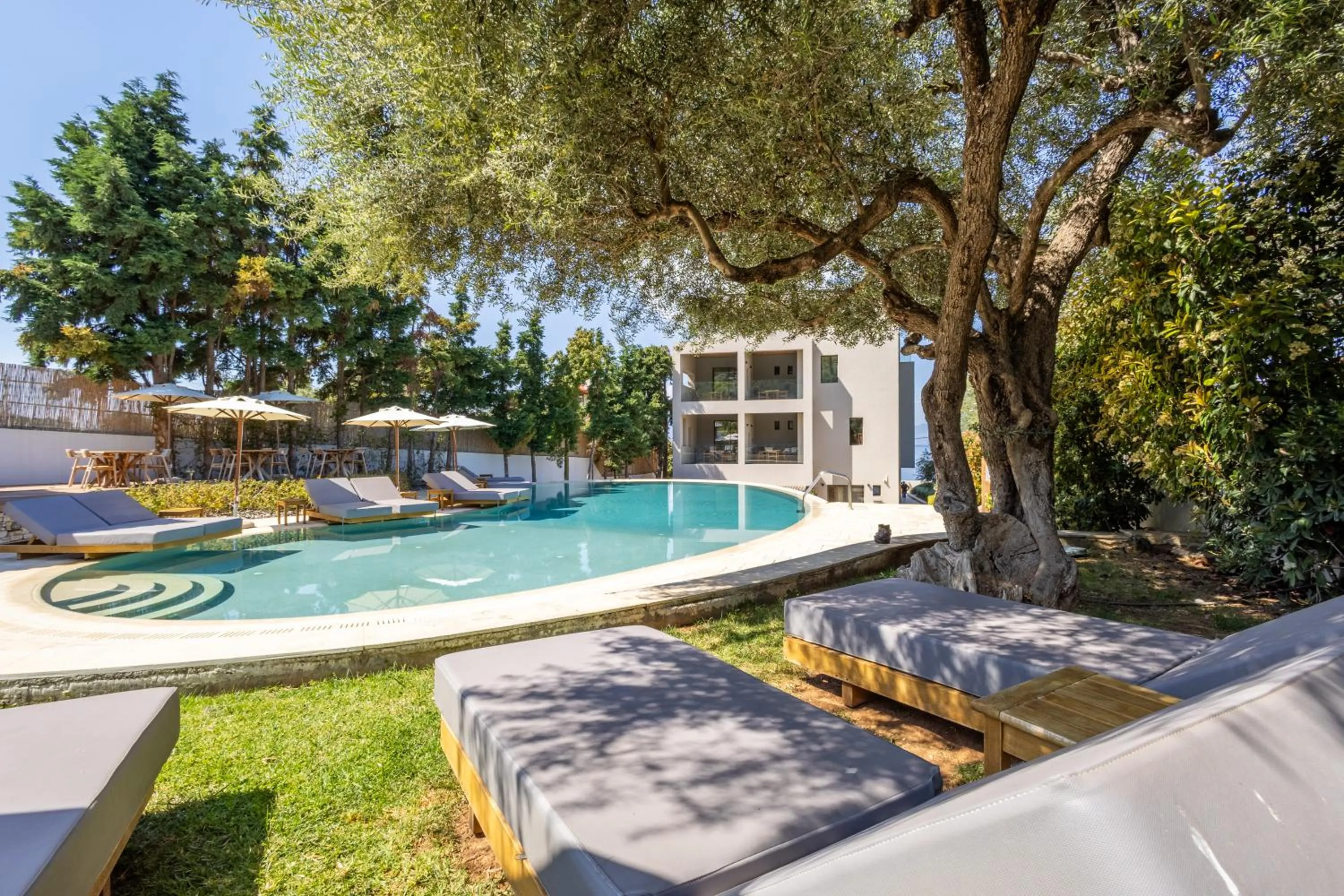 Swimming pool in Alissachni SeaSide Hotel