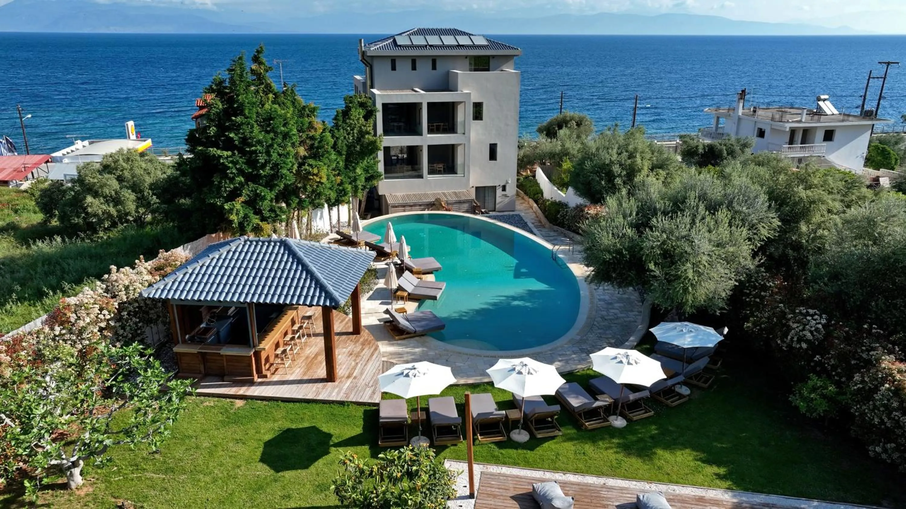 Property building in Alissachni SeaSide Hotel