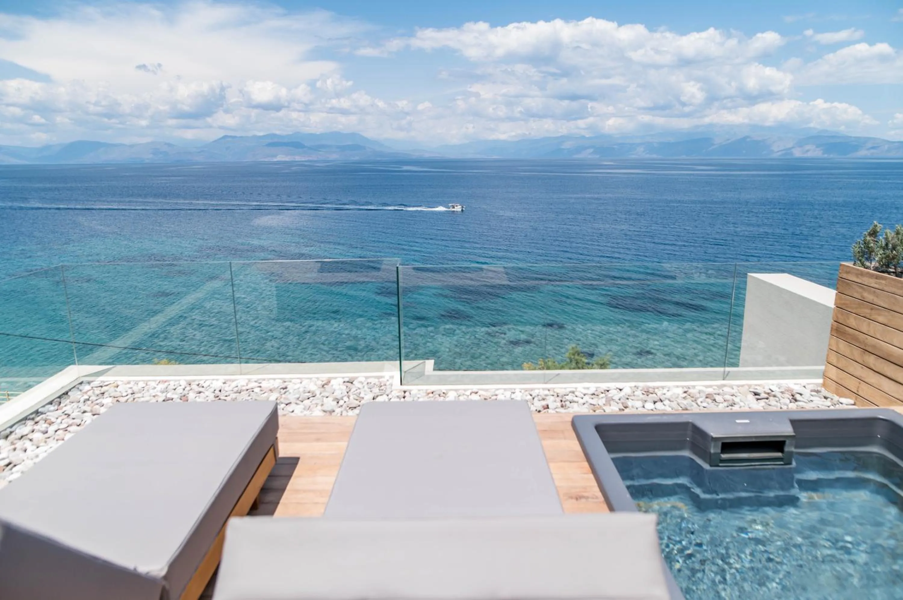 Sea view in Alissachni SeaSide Hotel