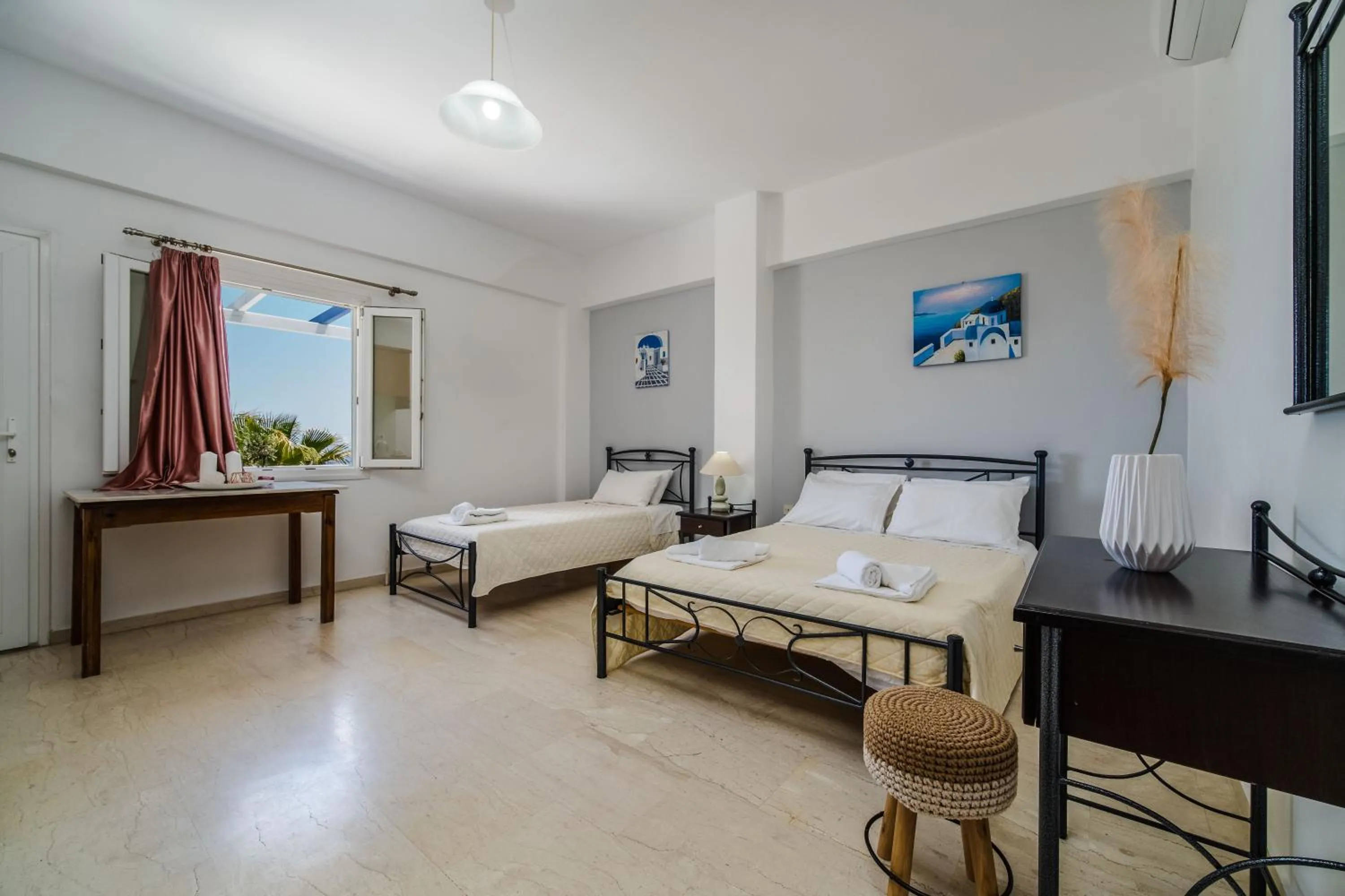 Bedroom, Bed in Stavros Villas