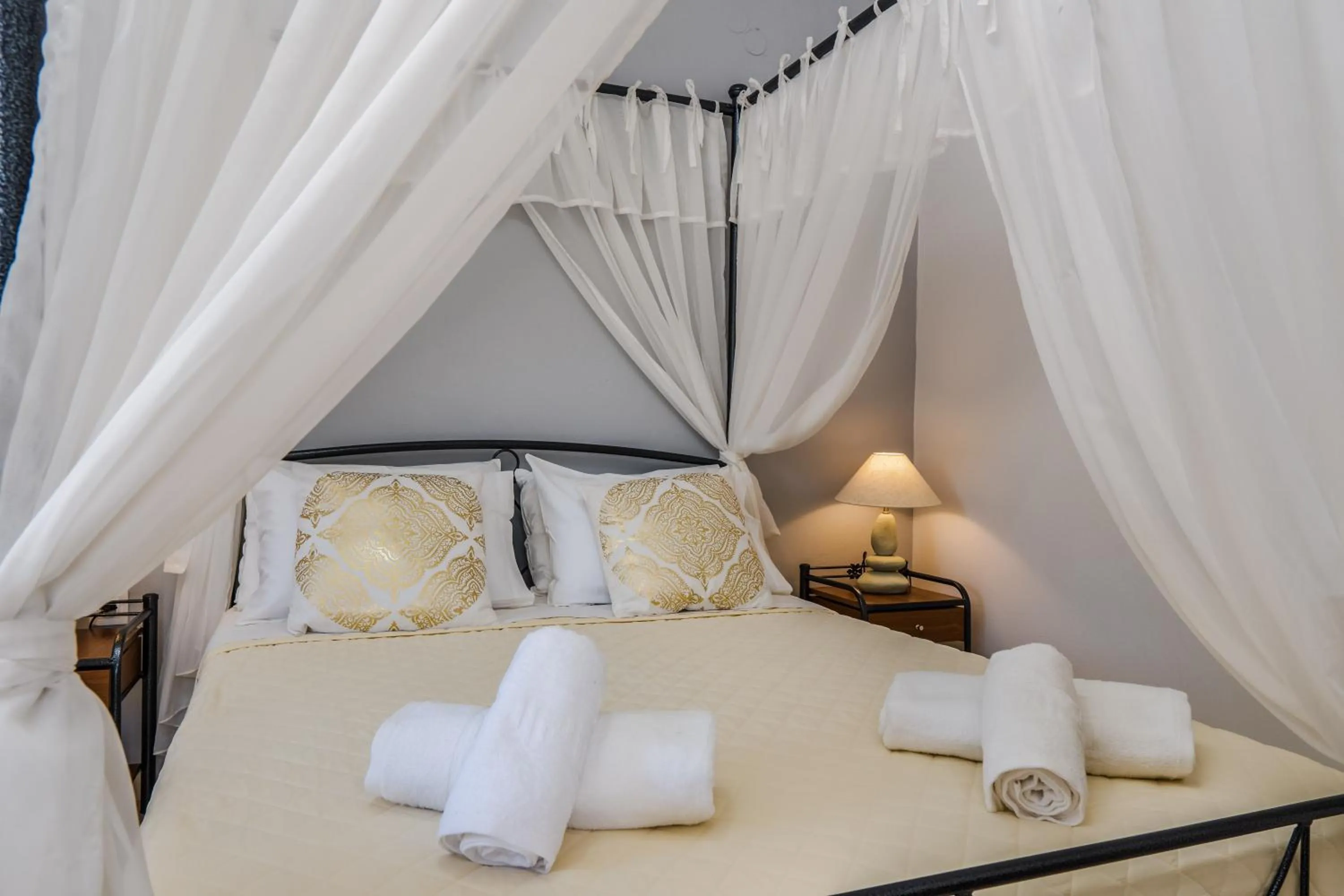 Bedroom, Bed in Stavros Villas