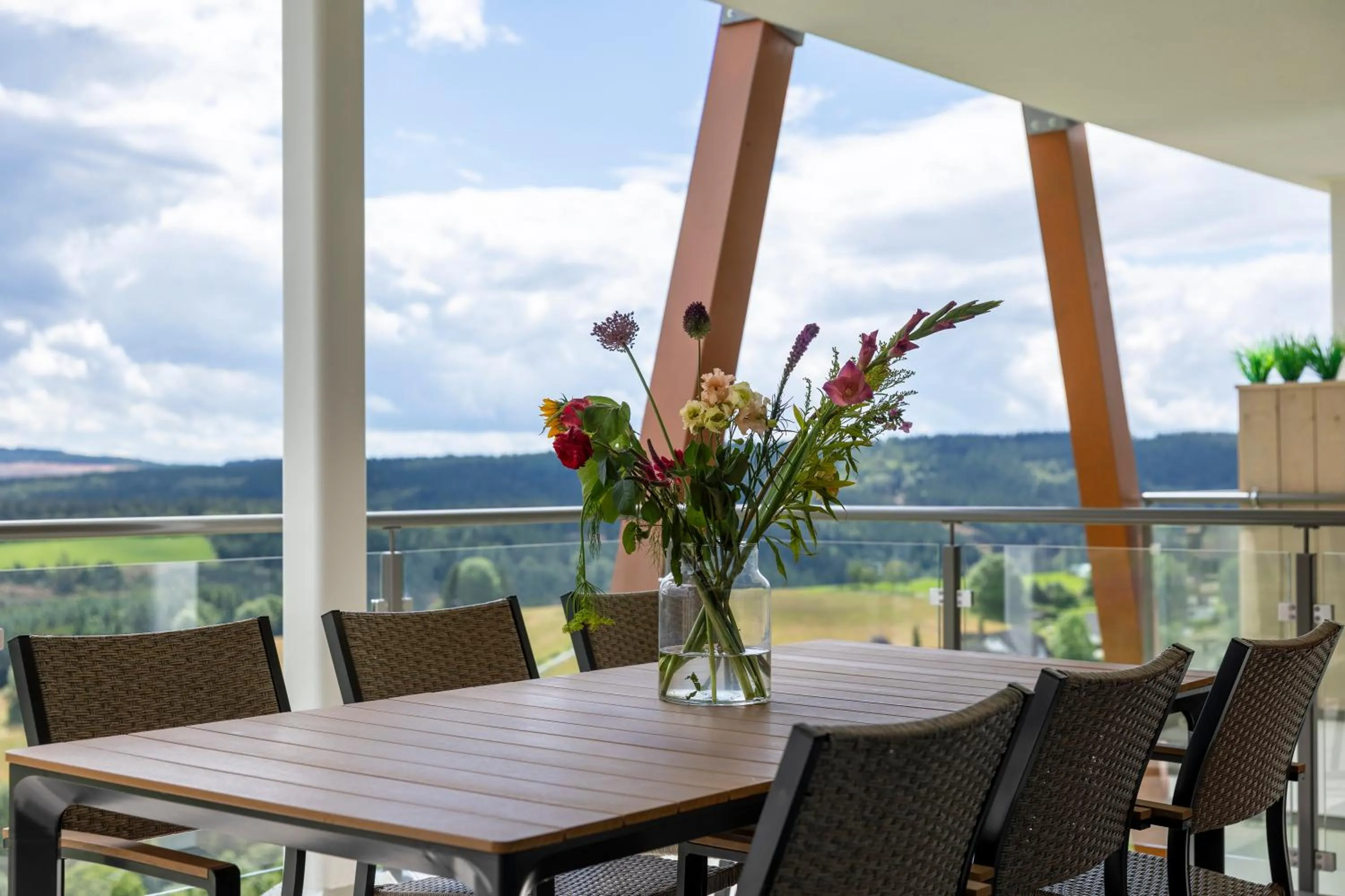 View (from property/room) in Weitblick Winterberg