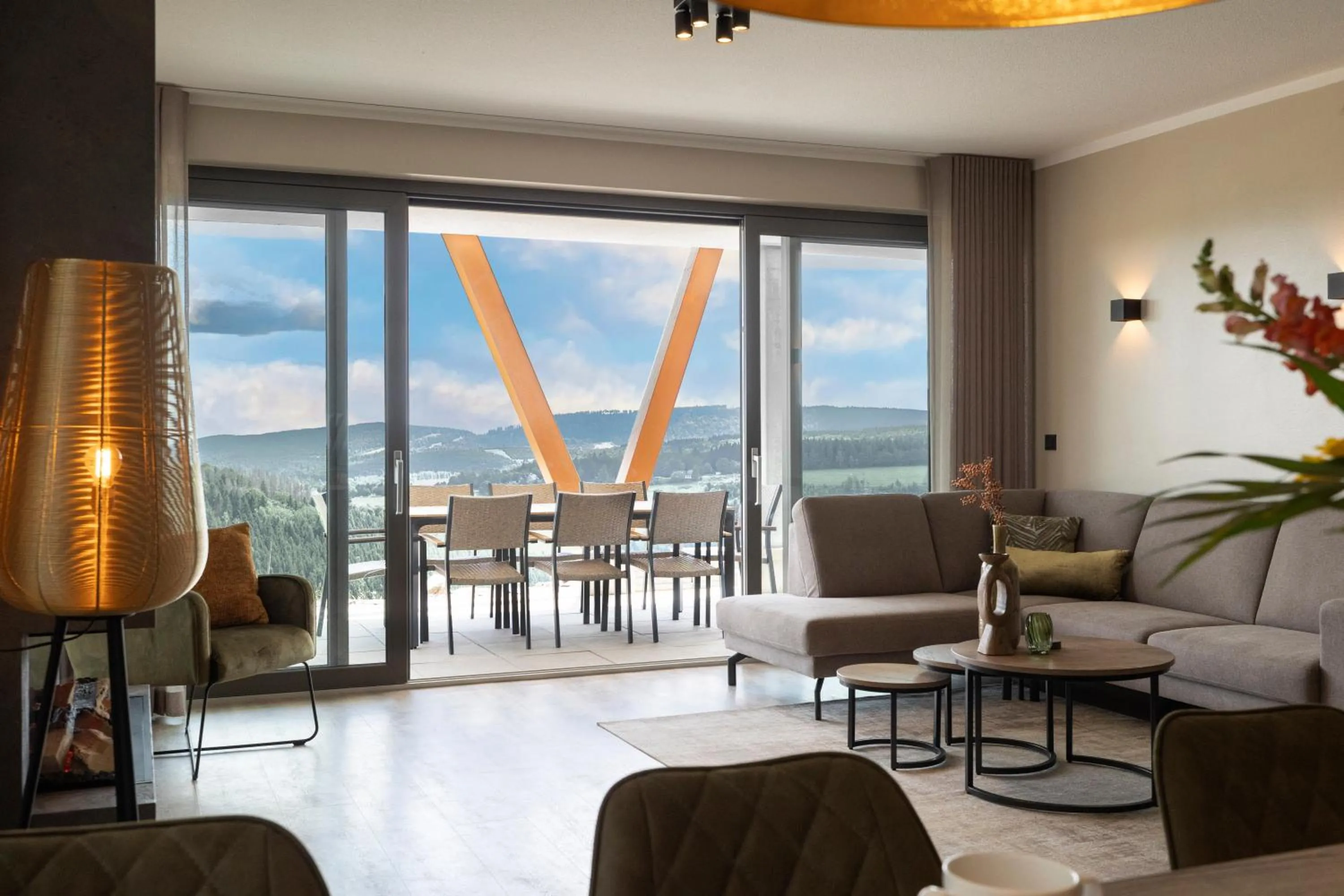 Natural landscape in Weitblick Winterberg