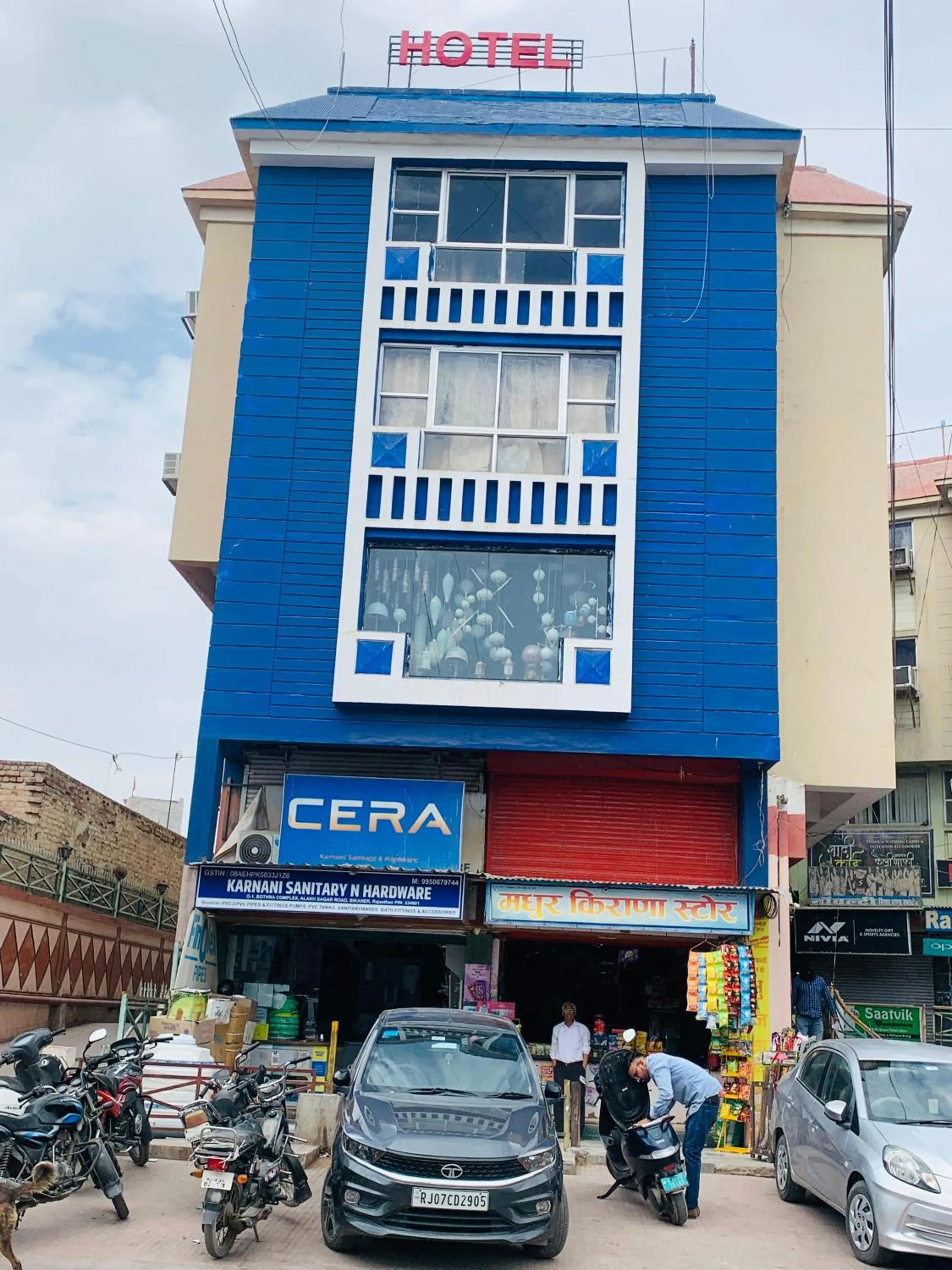 Facade/entrance in Hotel Shiva's Regency