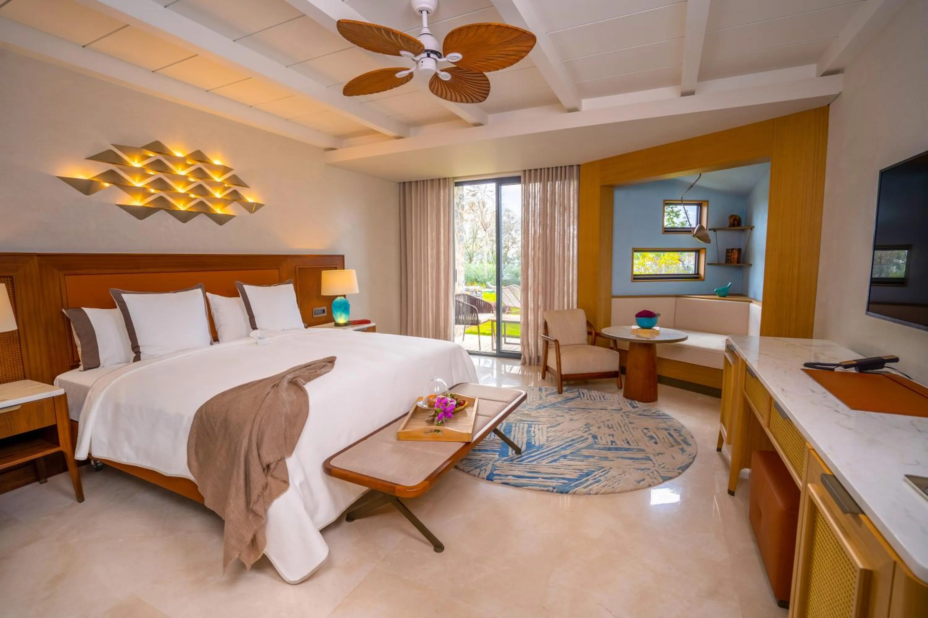 Bed in Palaia Hotel Datça