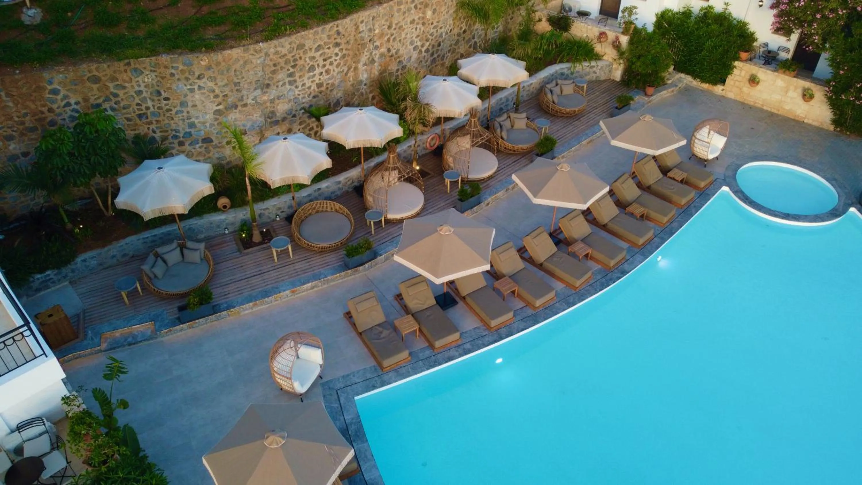 Swimming pool in Creta Blue Boutique Hotel
