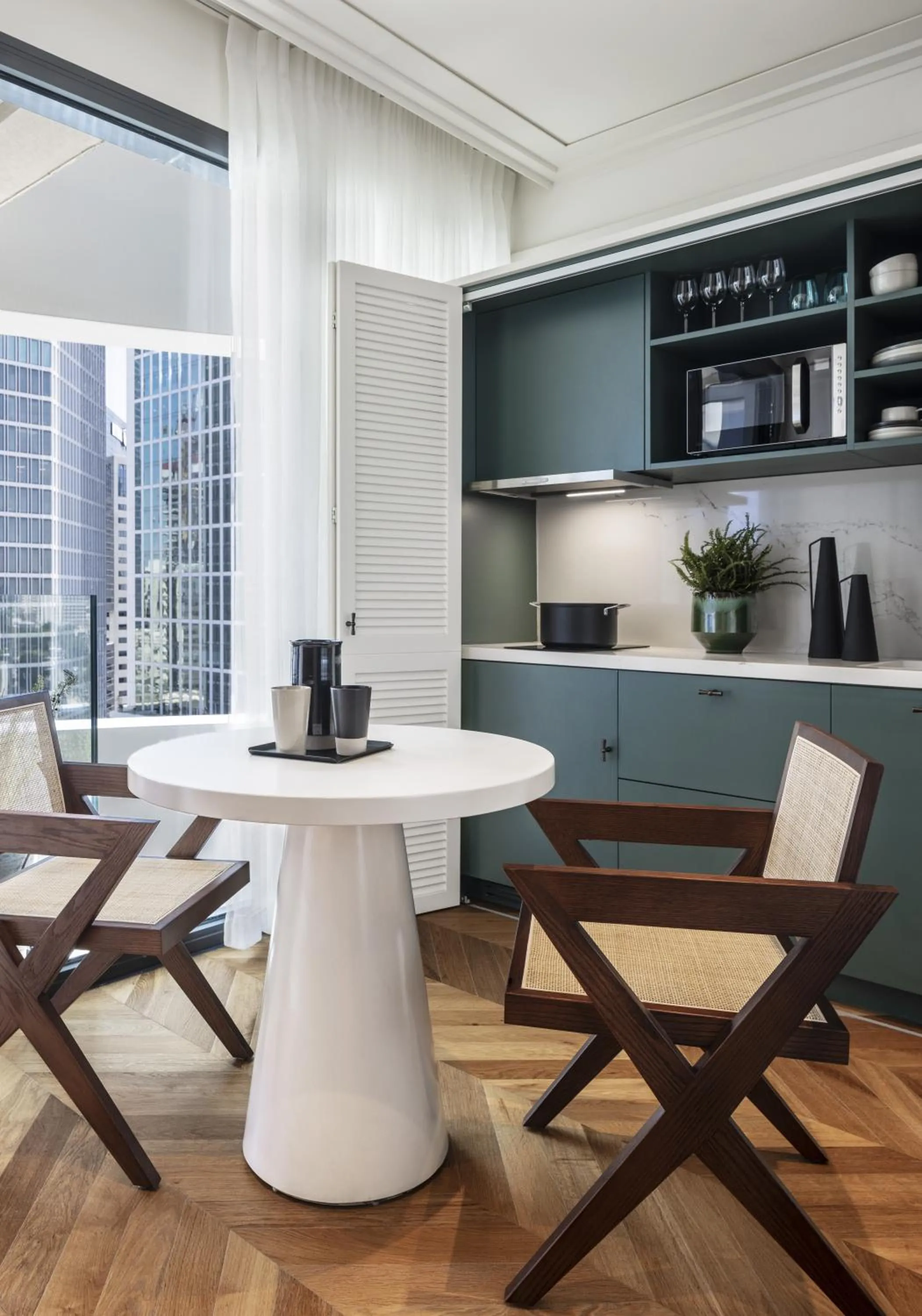 kitchen in The George Tel Aviv