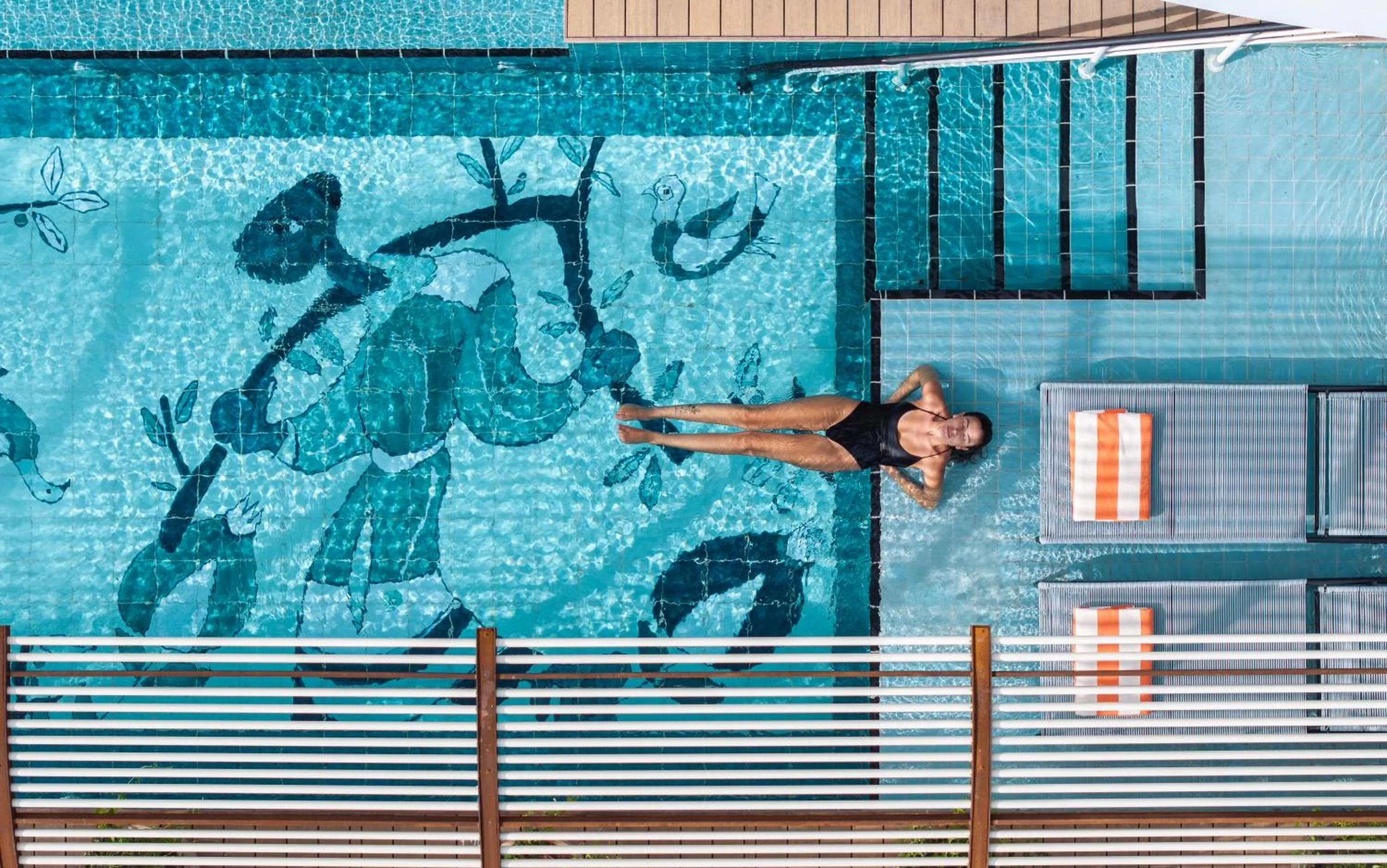 Pool view in The George Tel Aviv