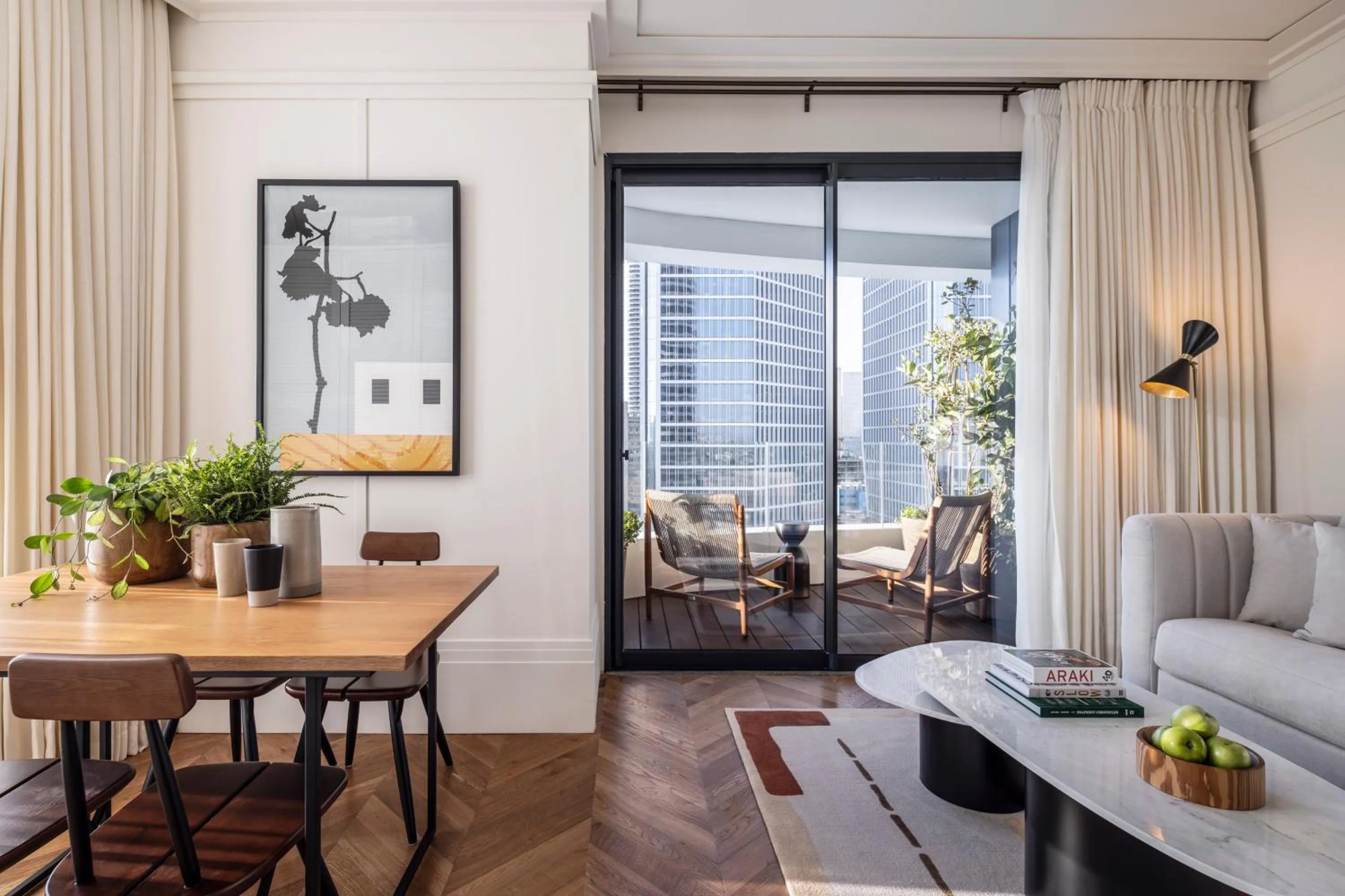 Living room in The George Tel Aviv