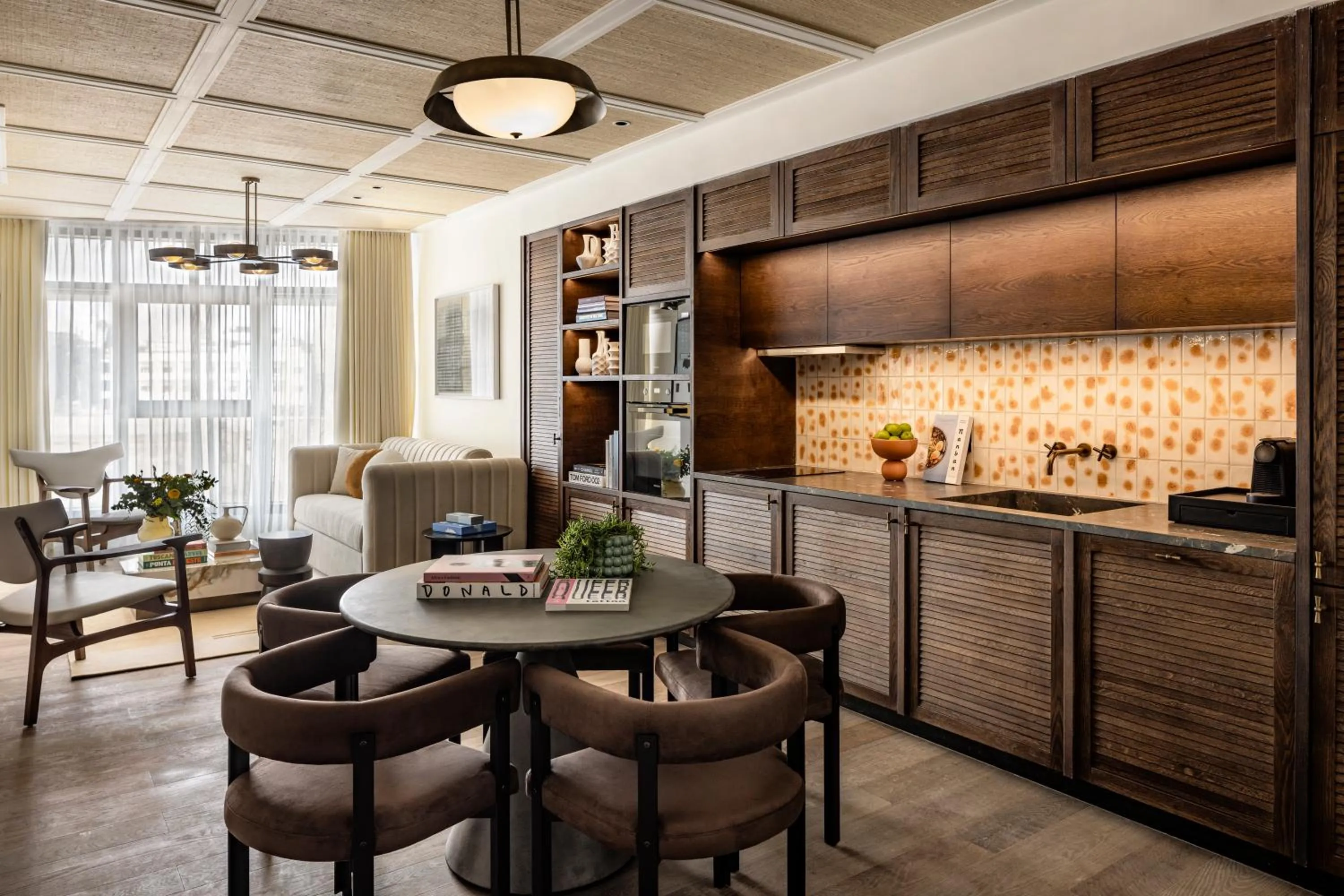 Seating area in The George Tel Aviv