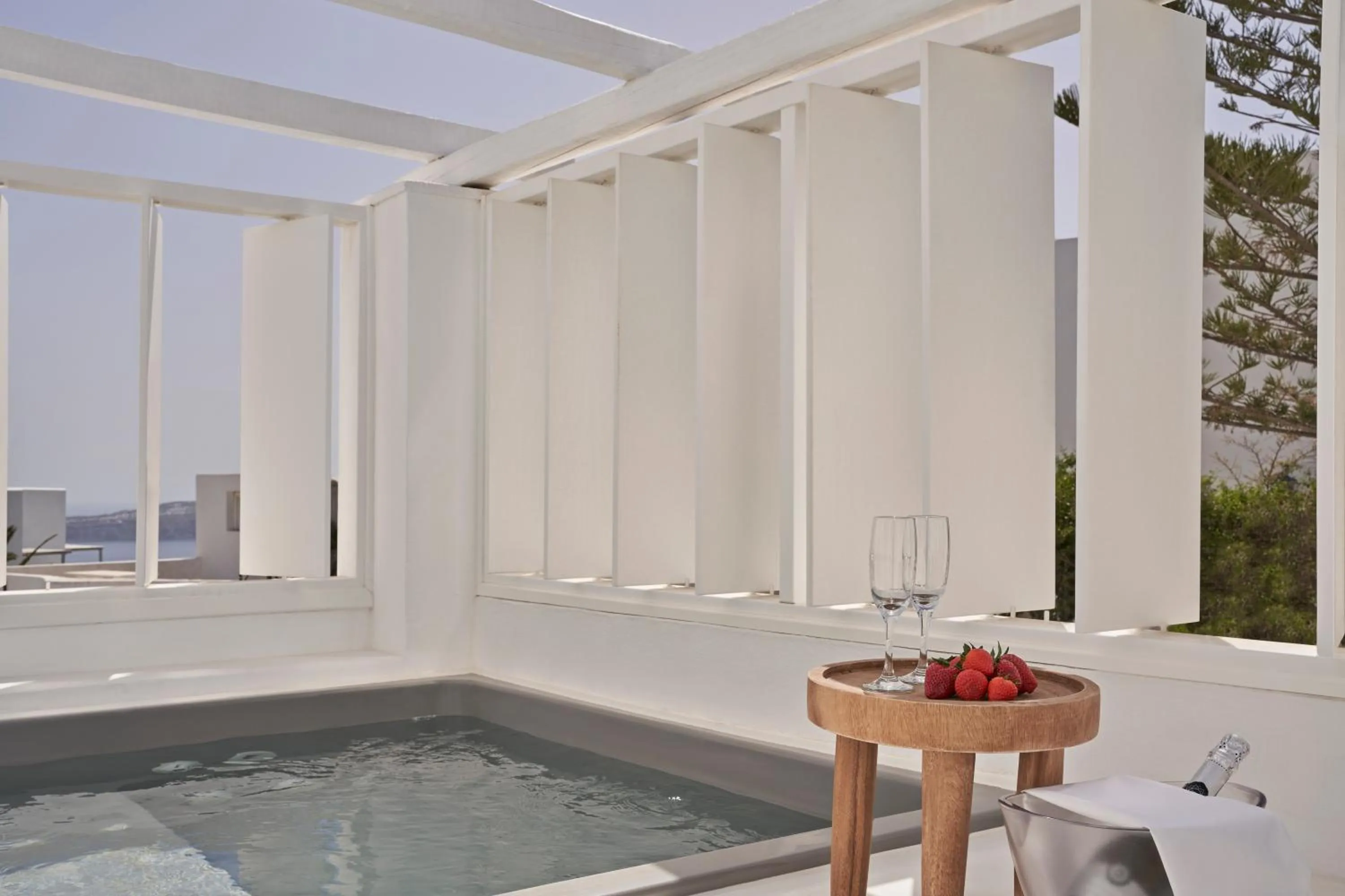 Hot Tub in Loizos Stylish Residences