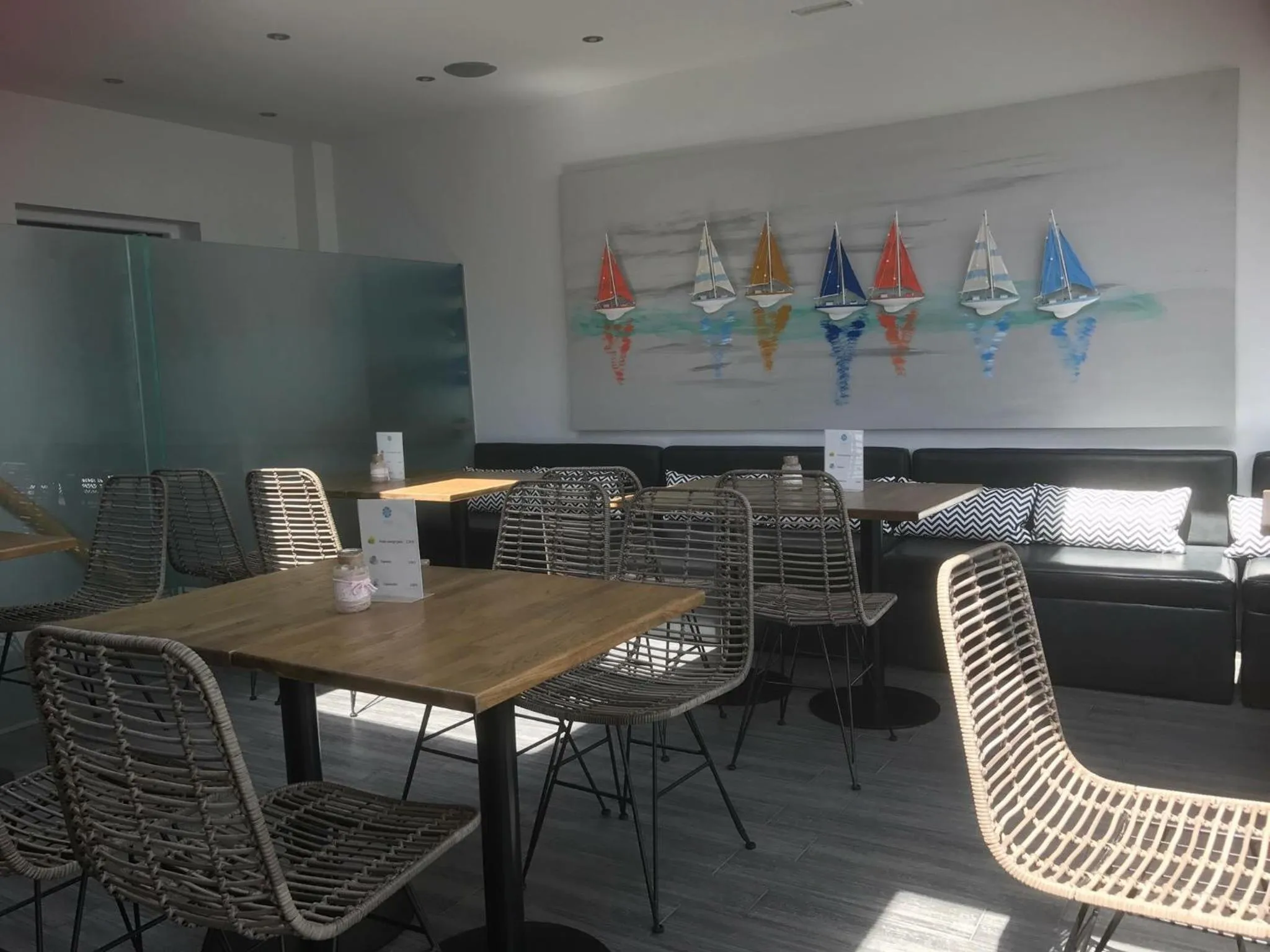 Seating area in Loizos Stylish Residences