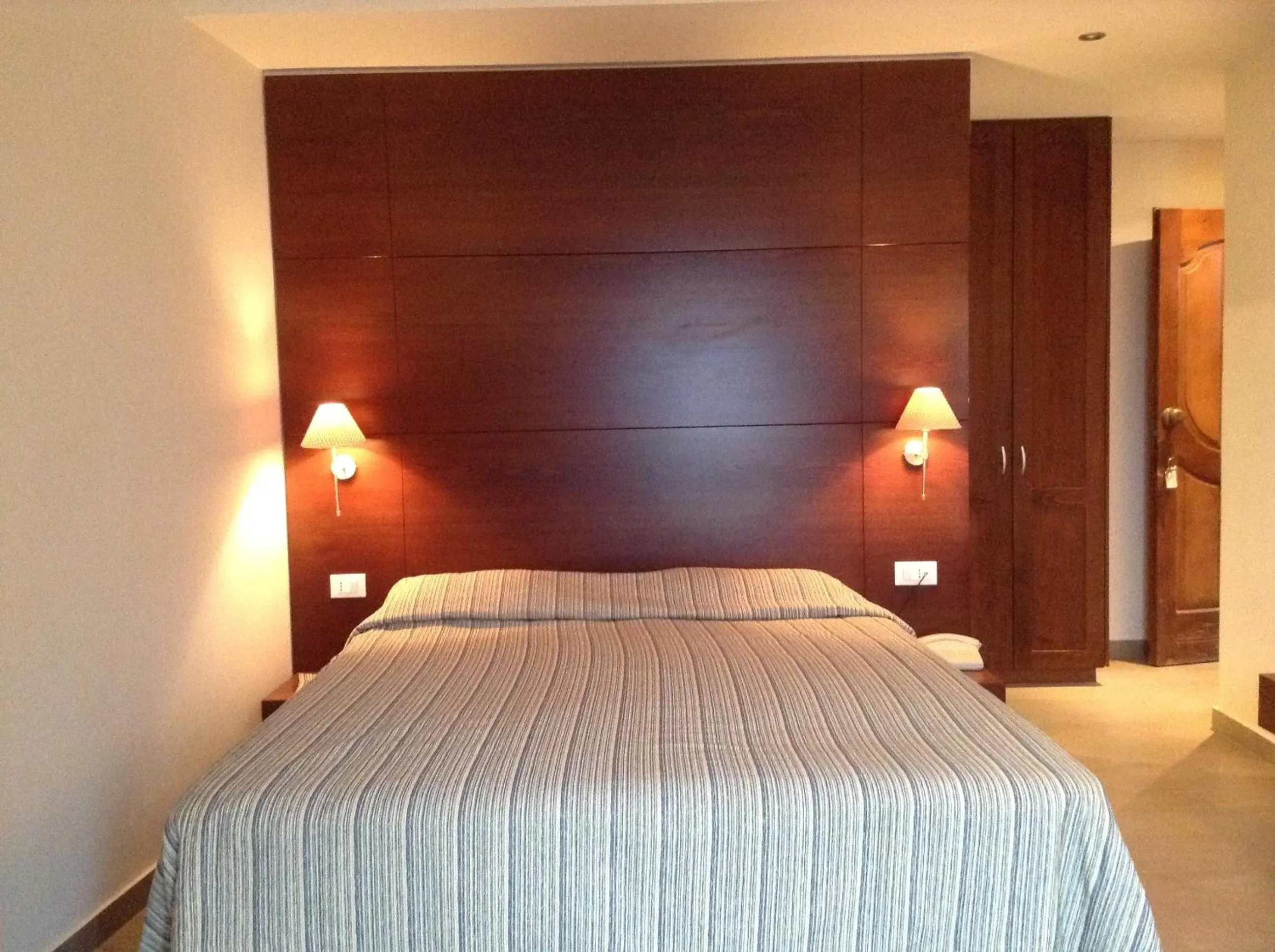 Bed in Frideriki Studios & Apartments