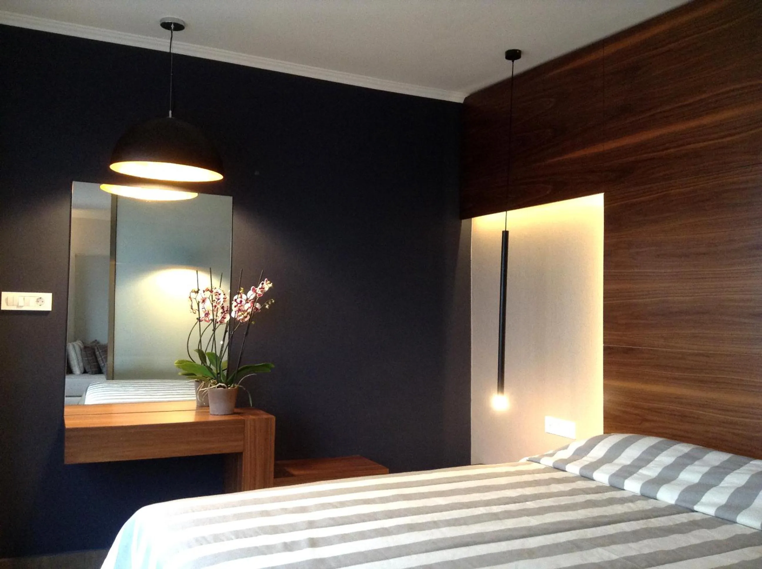 Bed in Frideriki Studios & Apartments