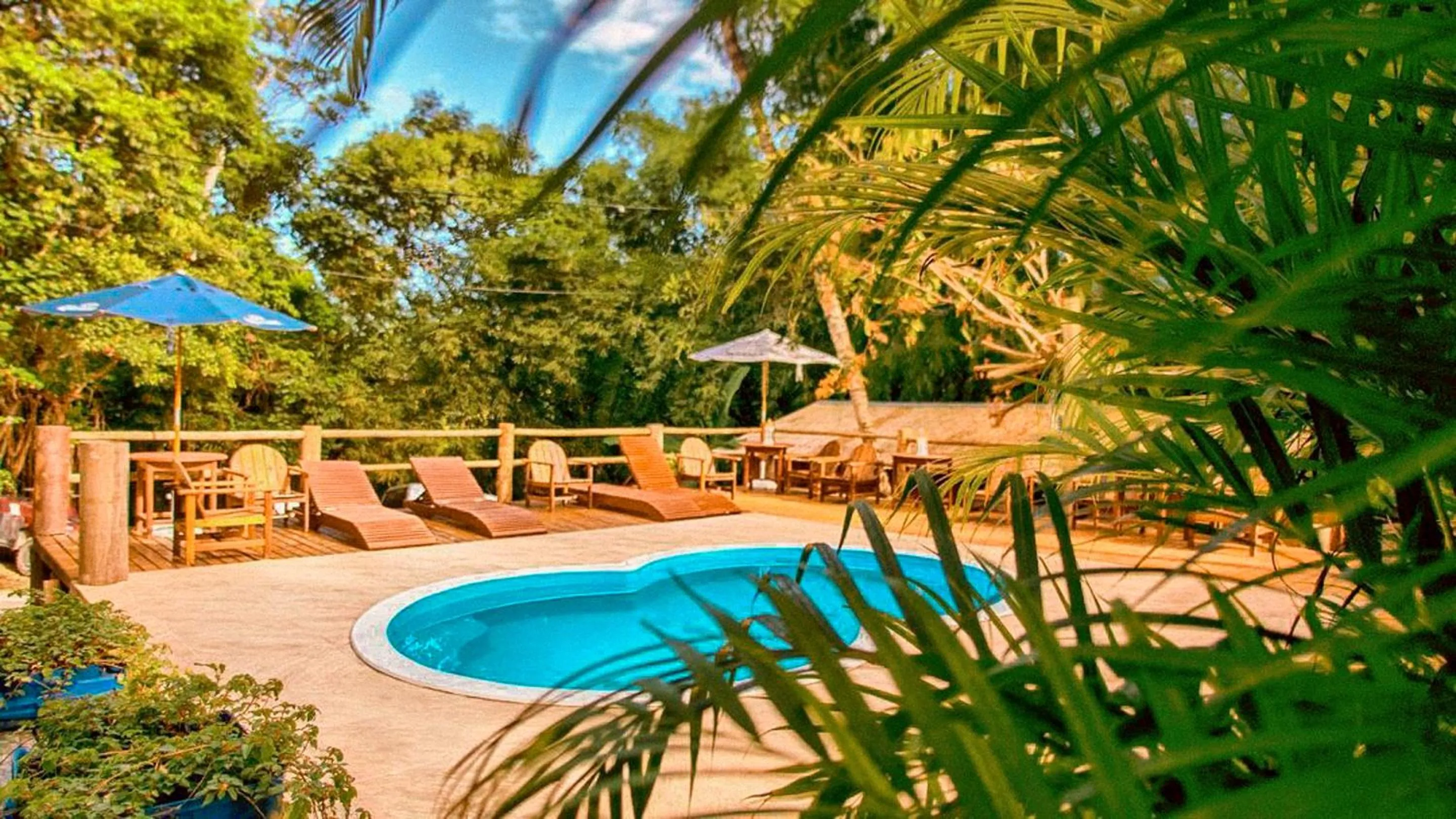 Swimming pool in Casa La Luna