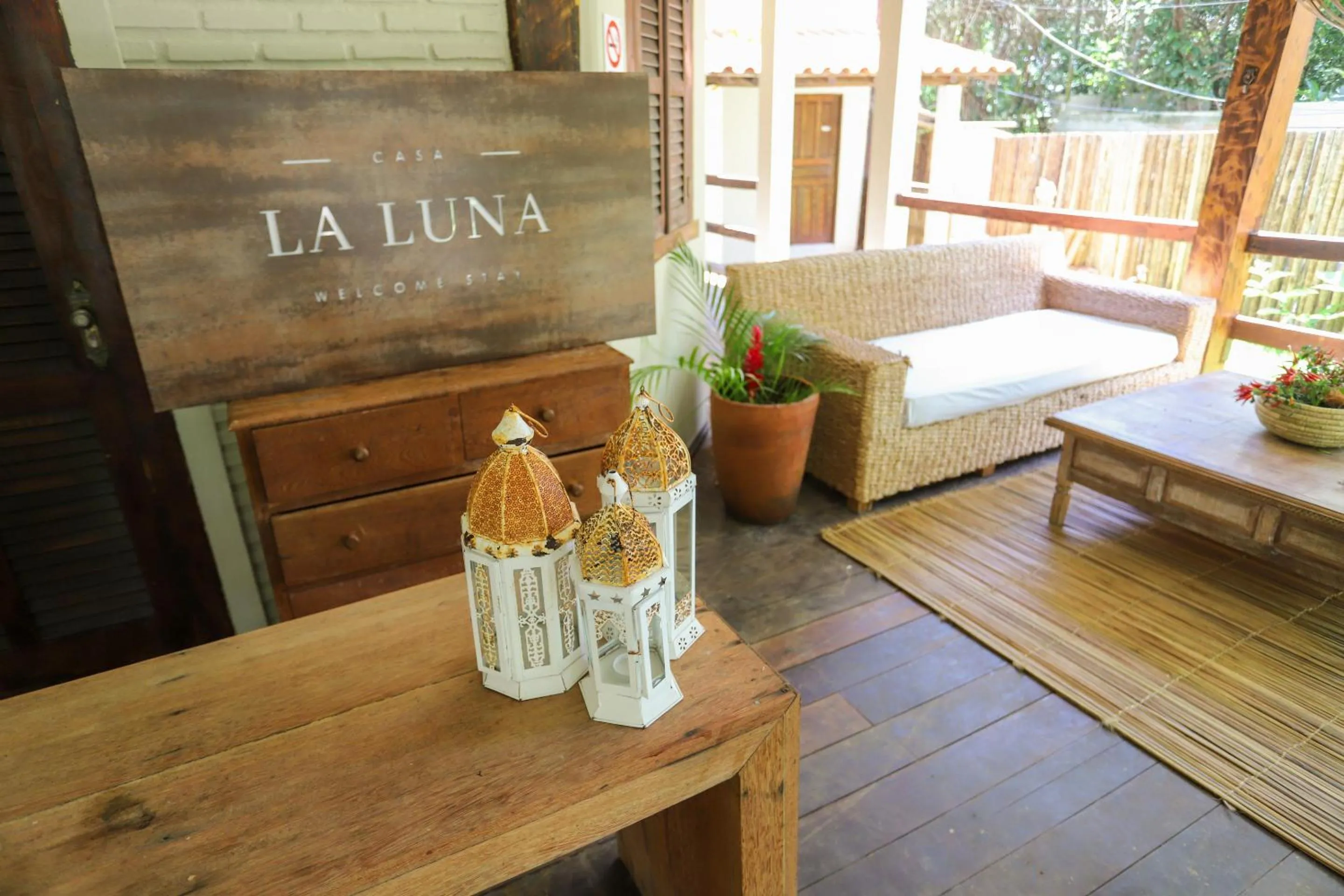 Living room in Casa La Luna