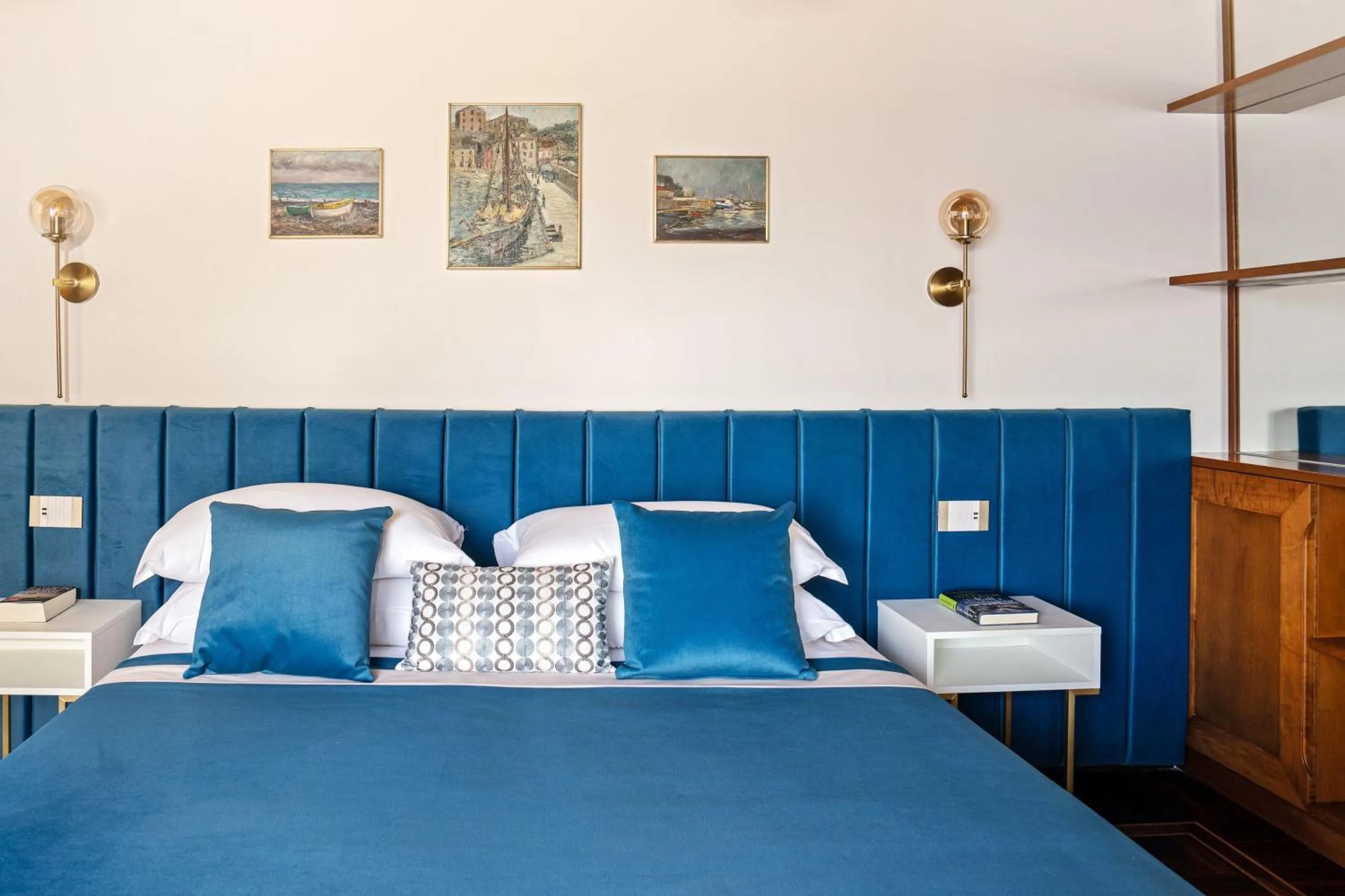 Bed in Villa Antiche Mura Relais