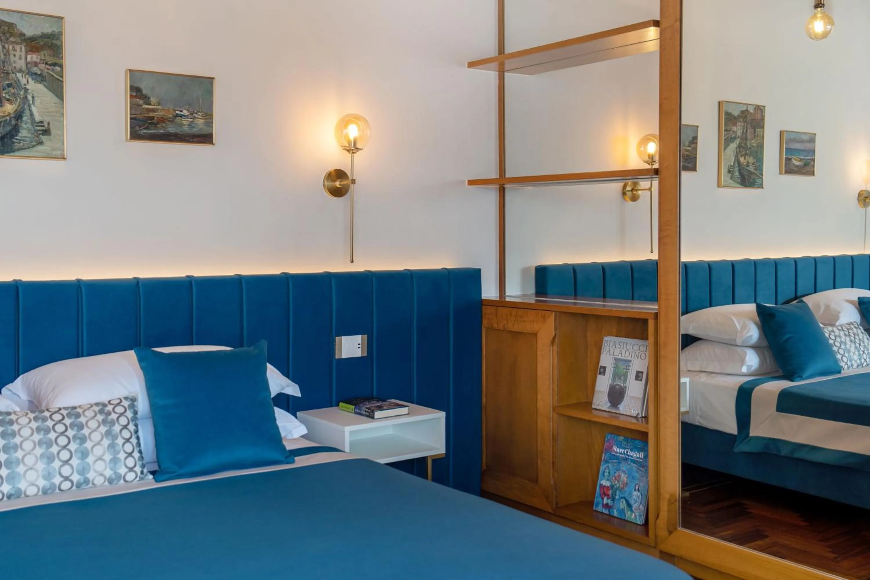 Bed in Villa Antiche Mura Relais