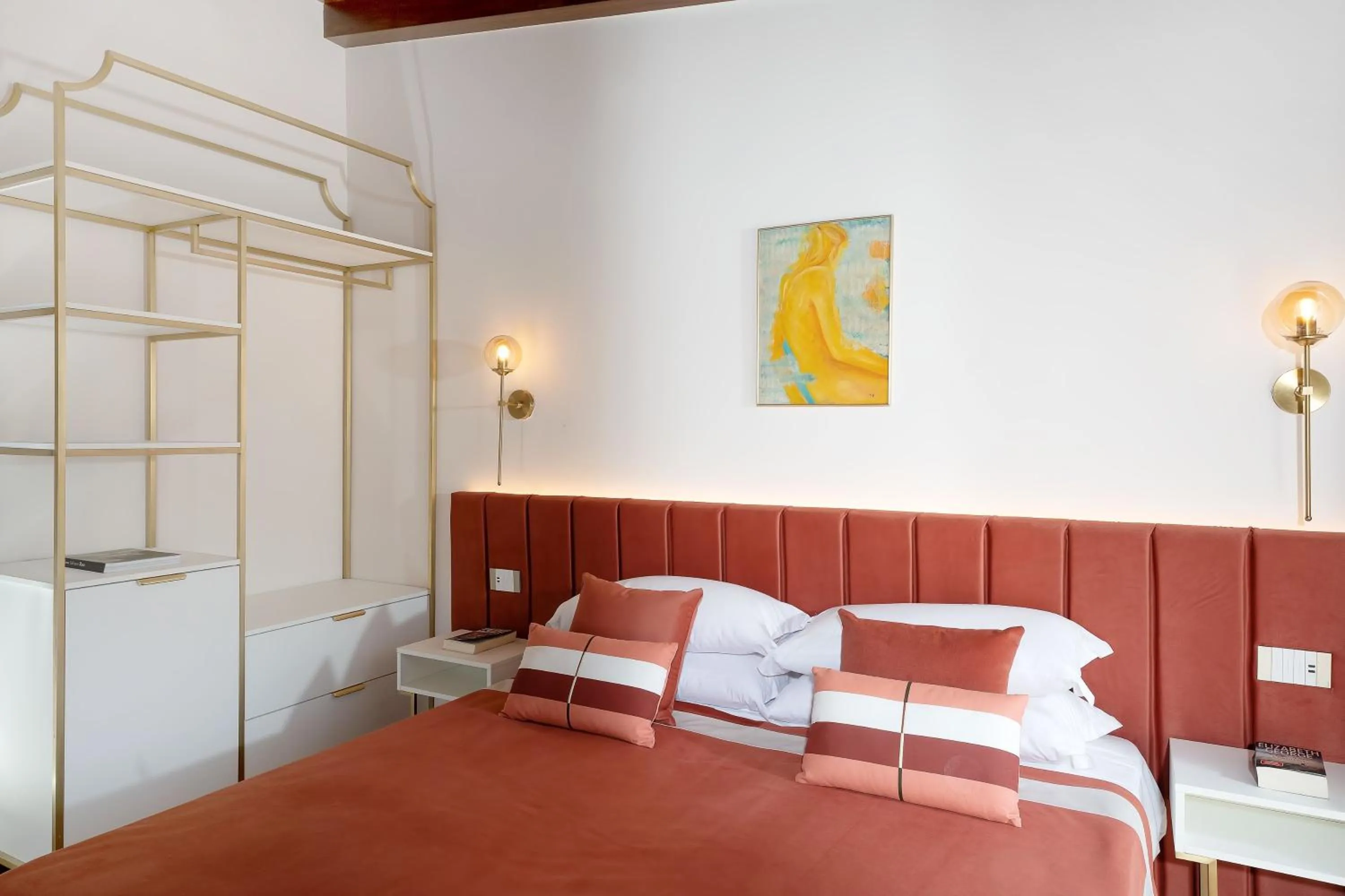 Bed in Villa Antiche Mura Relais