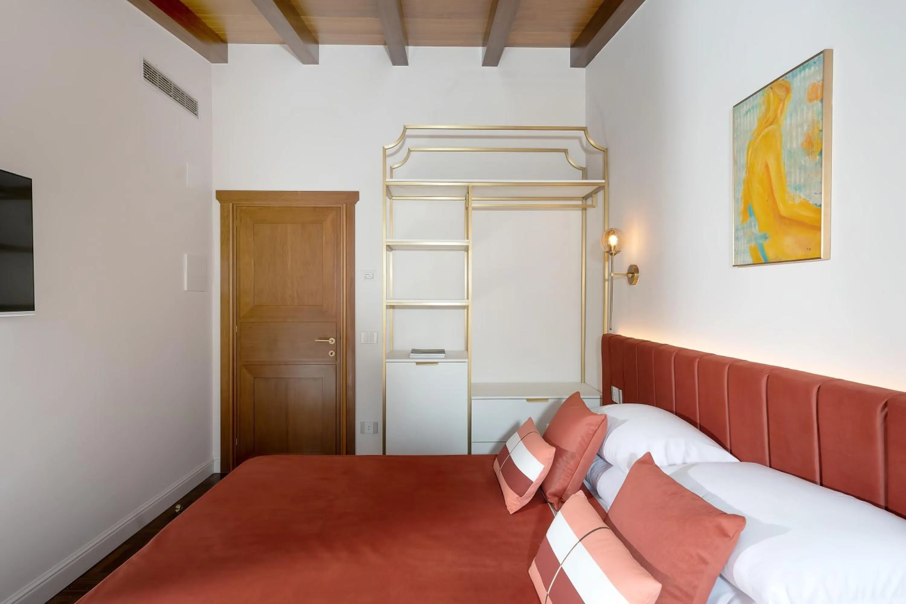 Bed in Villa Antiche Mura Relais