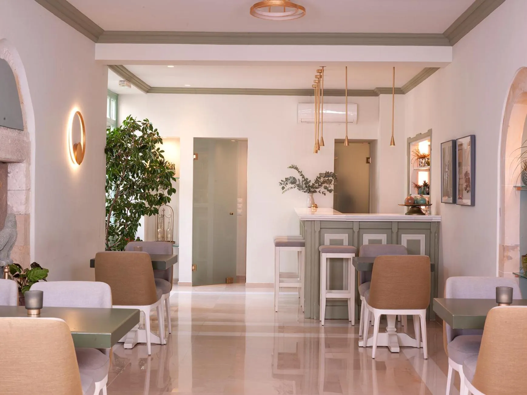 Lobby or reception in Mythos Suites Boutique Hotel