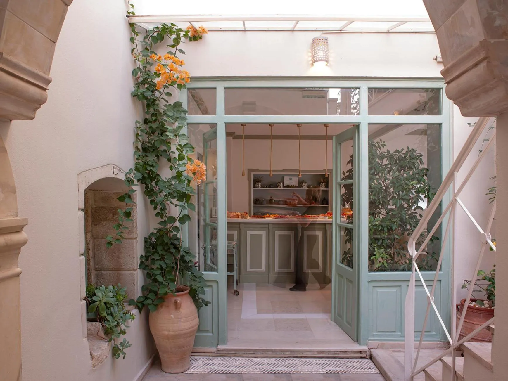 Property building in Mythos Suites Boutique Hotel