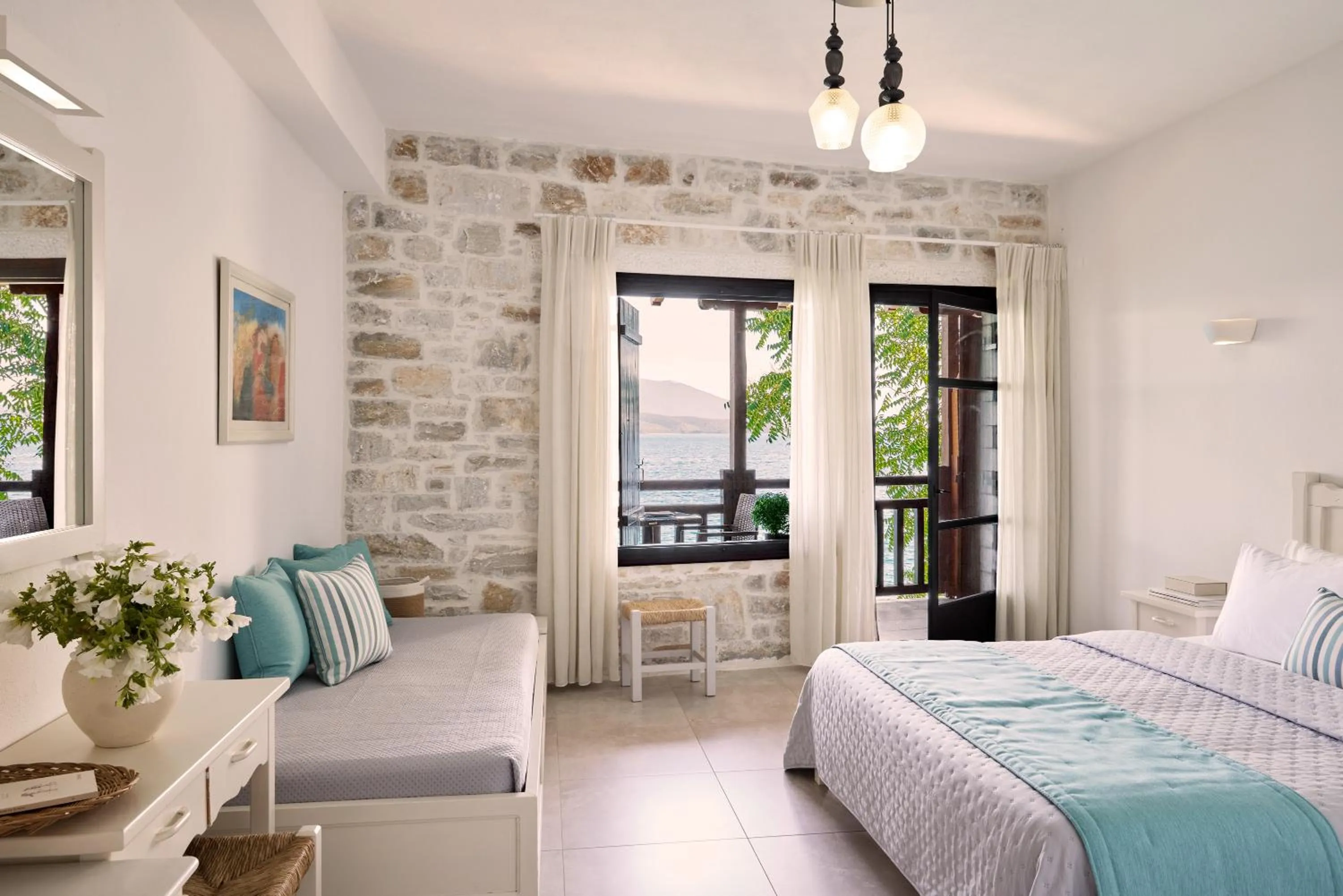 Bed in Leda Village Resort