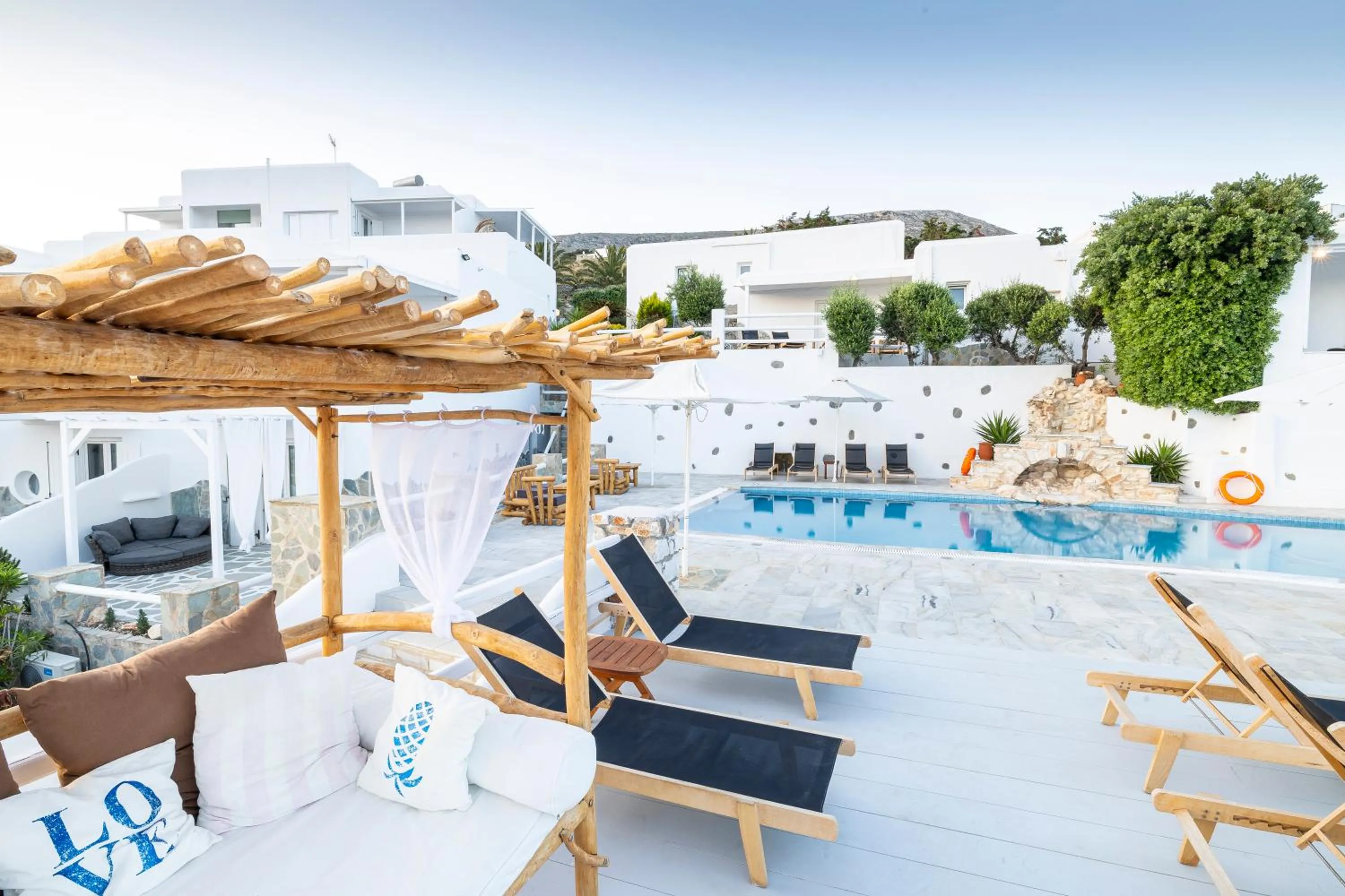 Swimming pool in Paros Palace - Adults Only