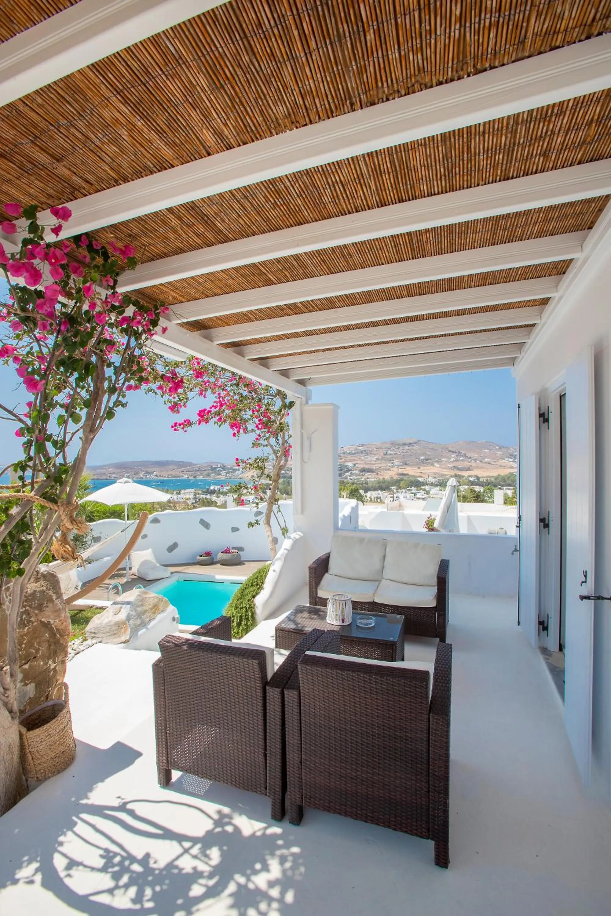 Balcony/Terrace in Paros Palace - Adults Only