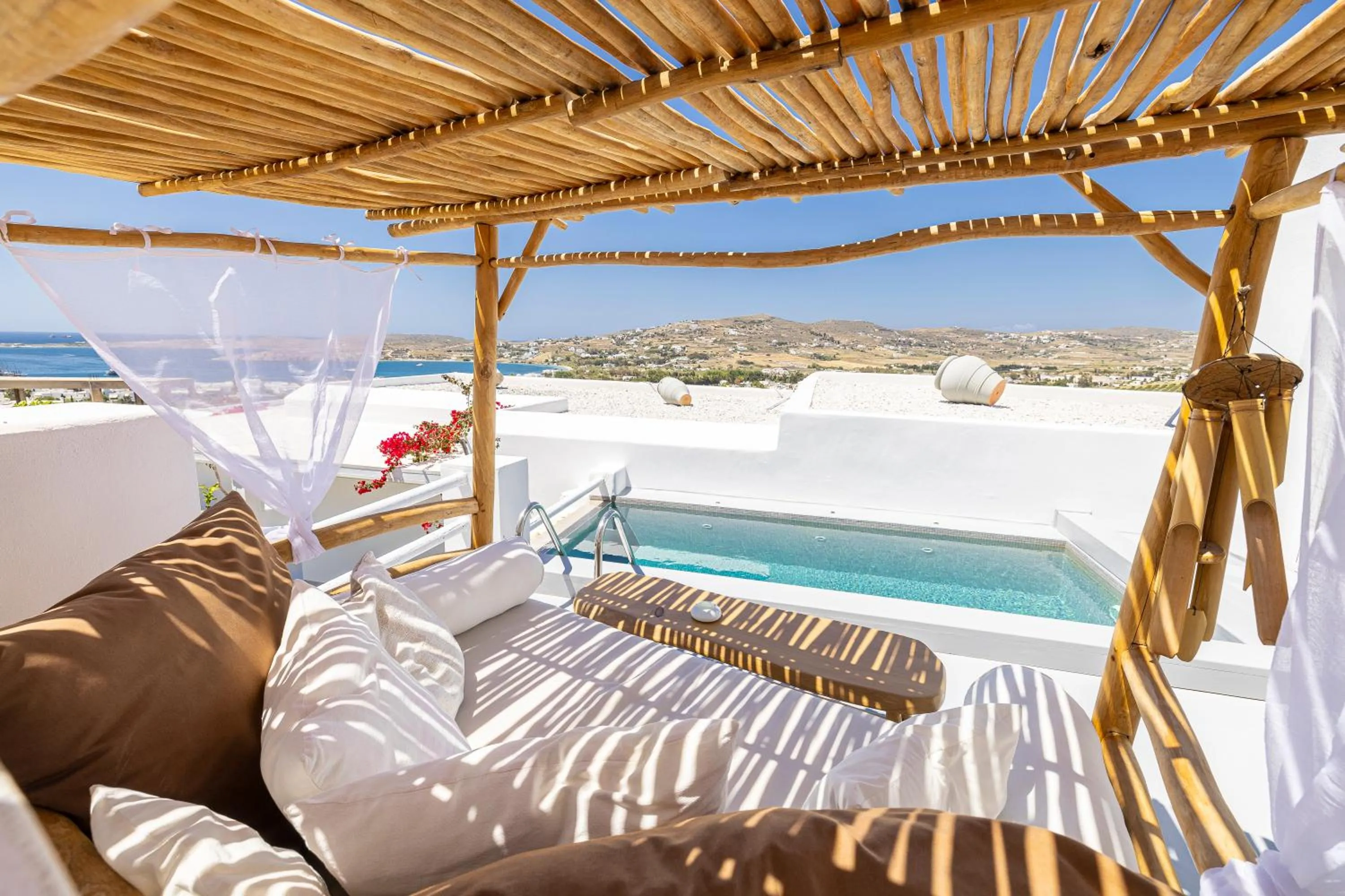 Swimming pool in Paros Palace - Adults Only