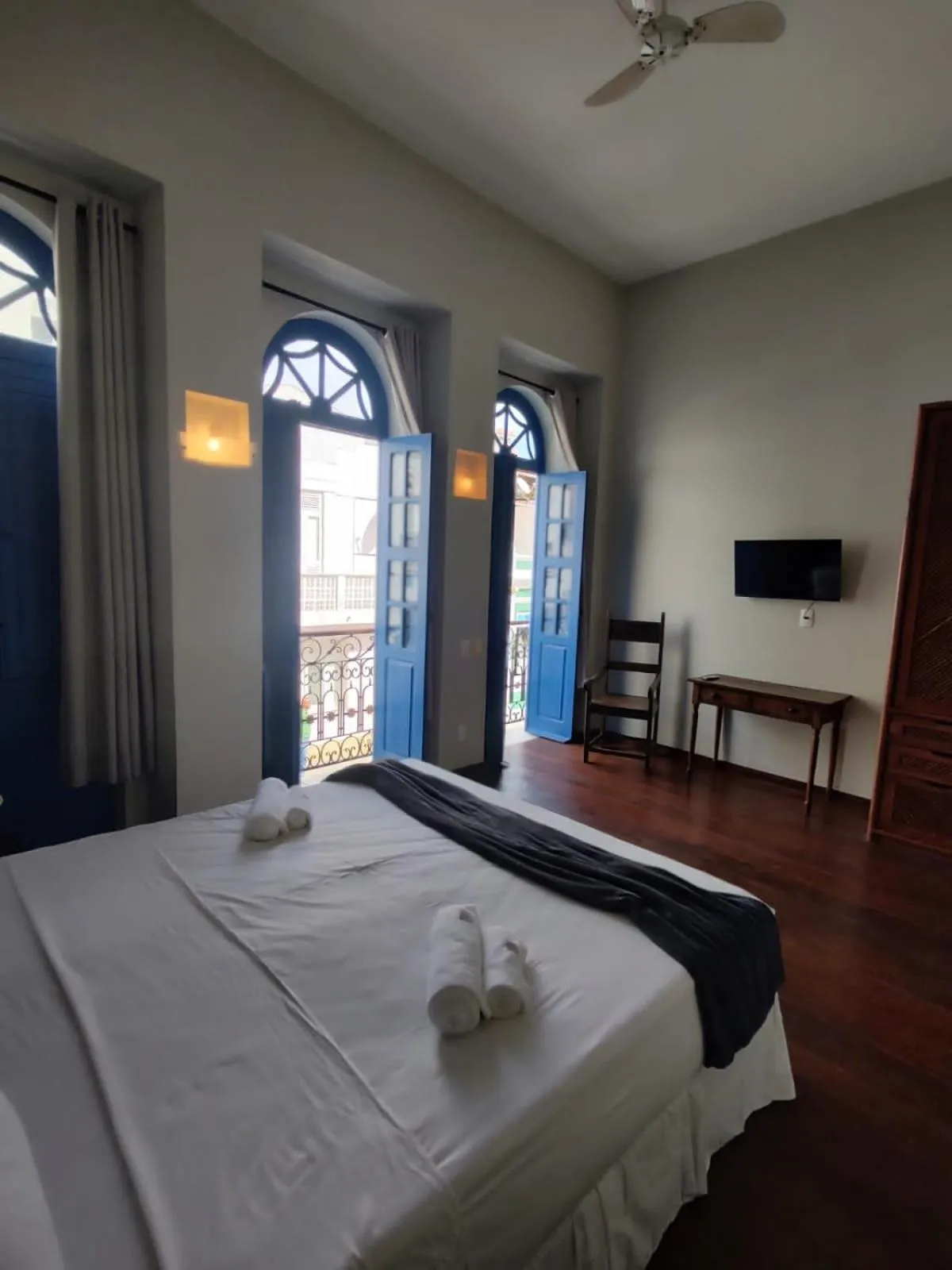 Bed in Hotel Villa Salvador