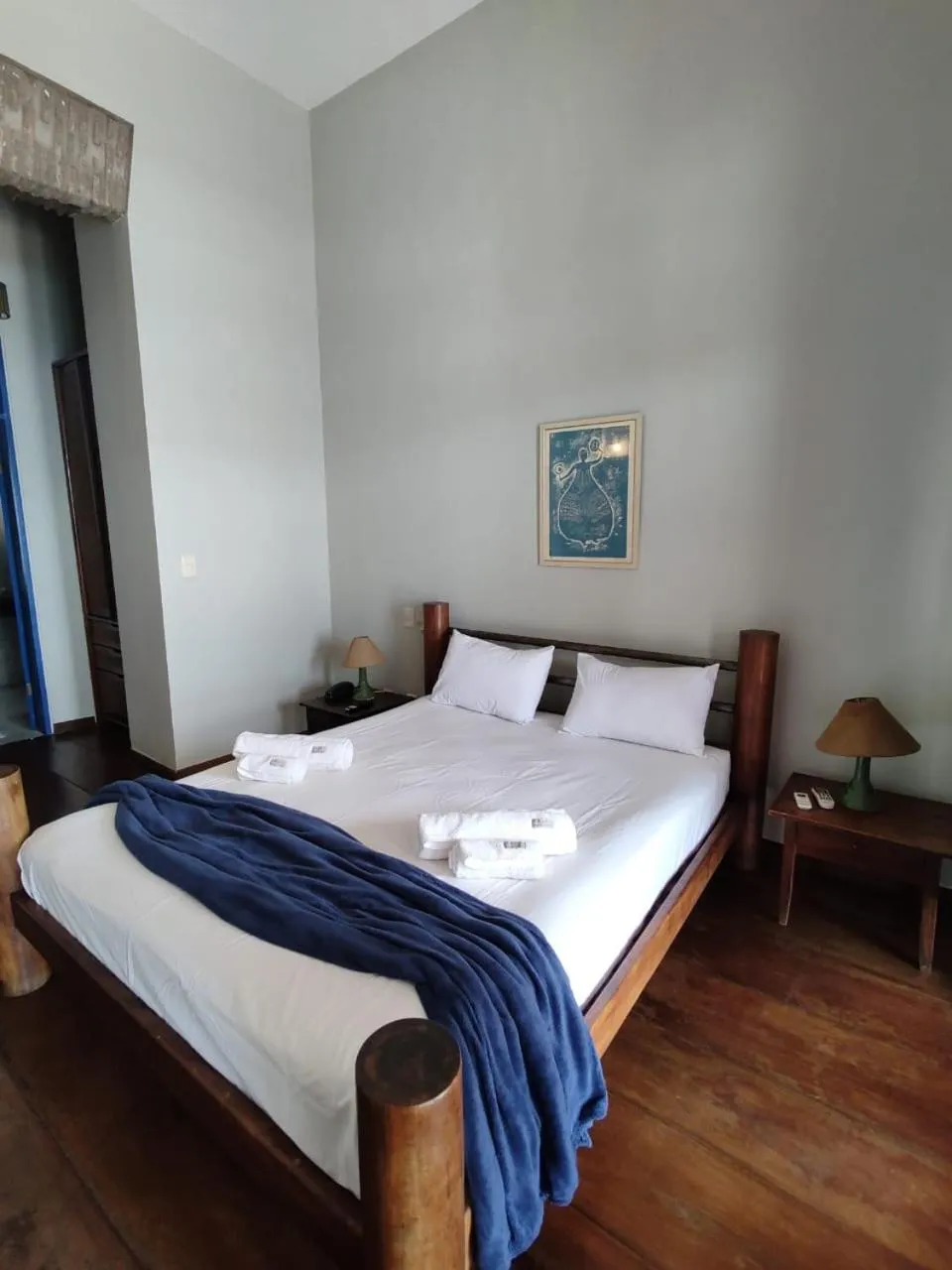 Bed in Hotel Villa Salvador