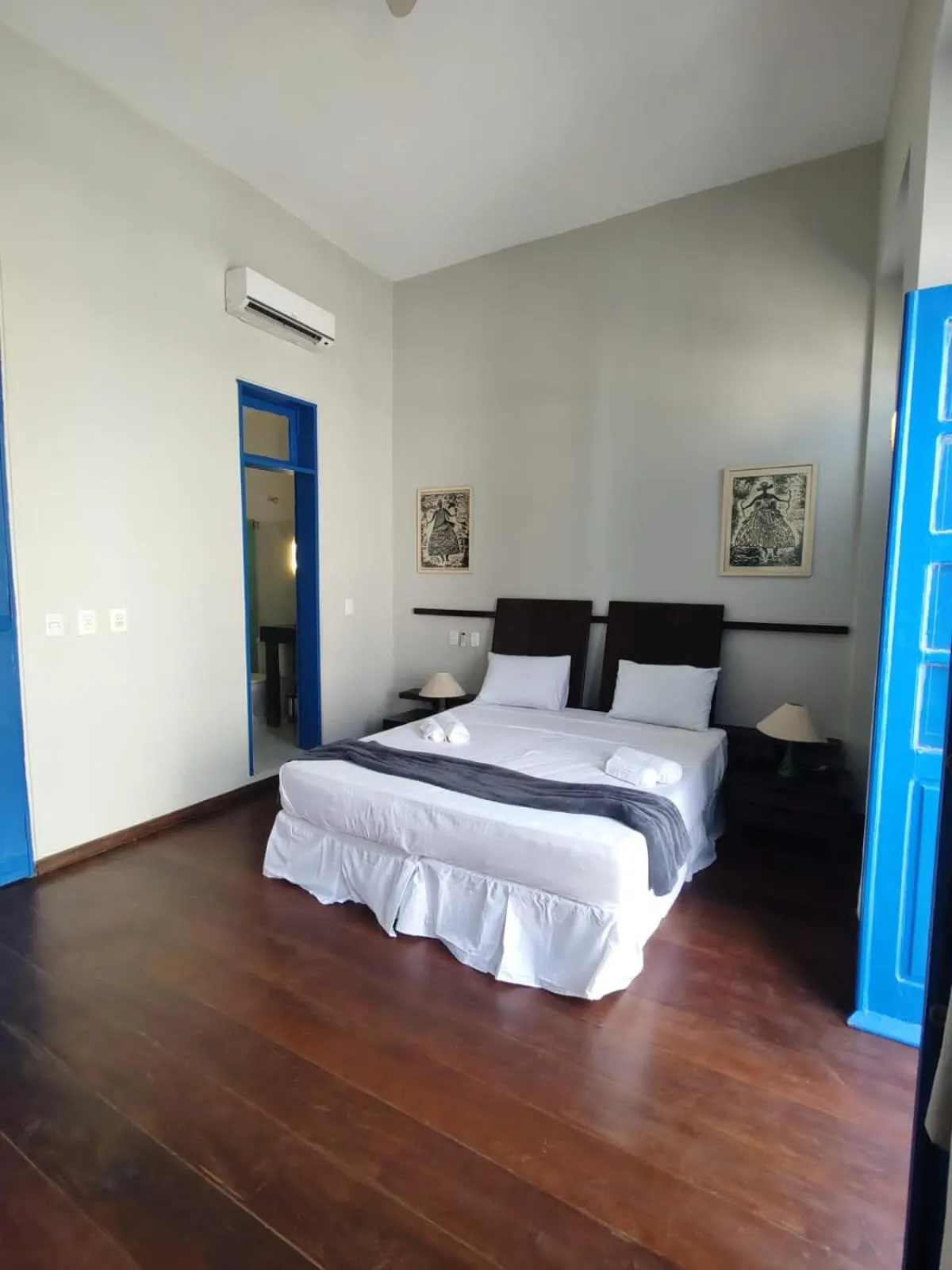 Bed in Hotel Villa Salvador