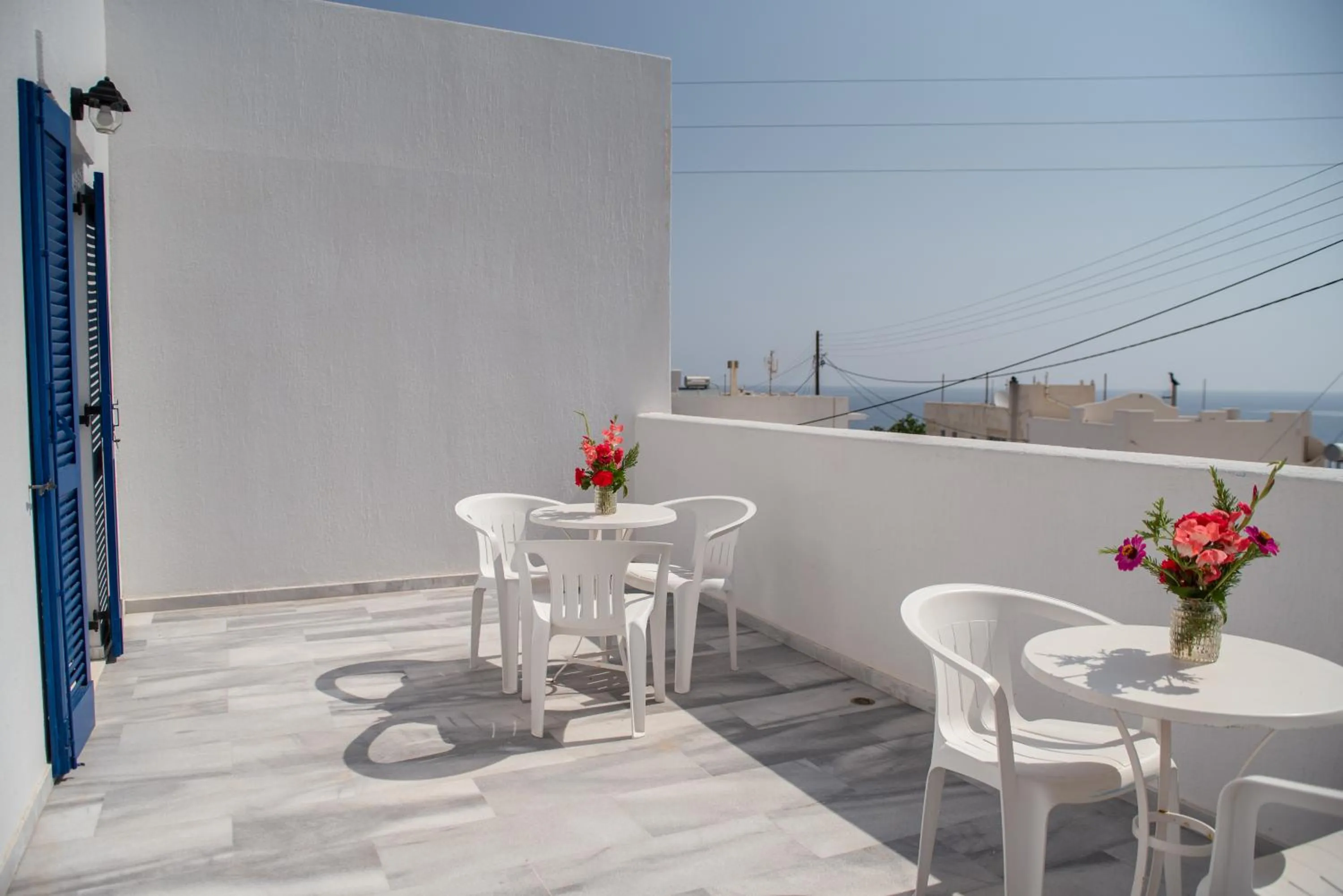 Patio in Adonis Hotel Naxos