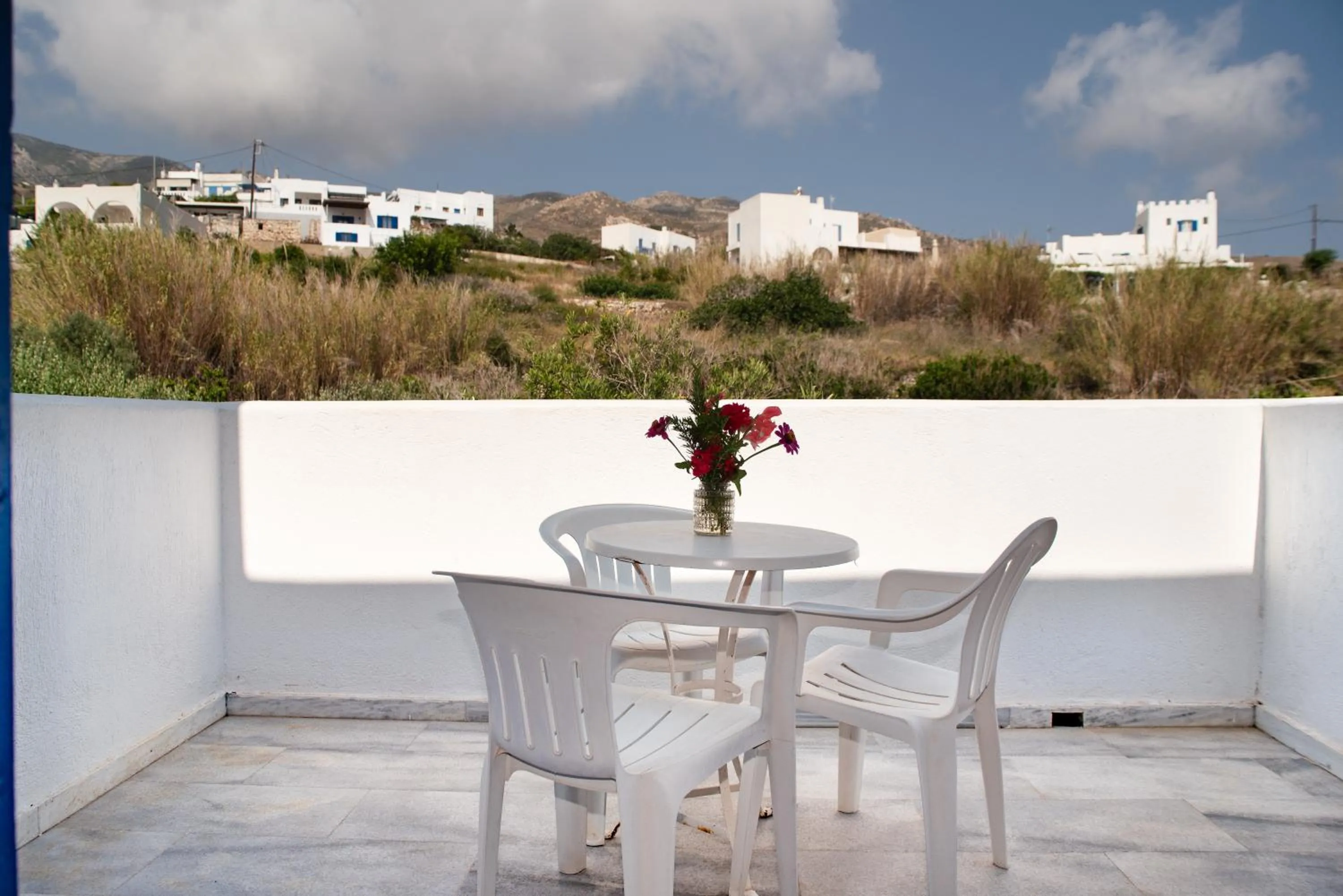 Patio in Adonis Hotel Naxos