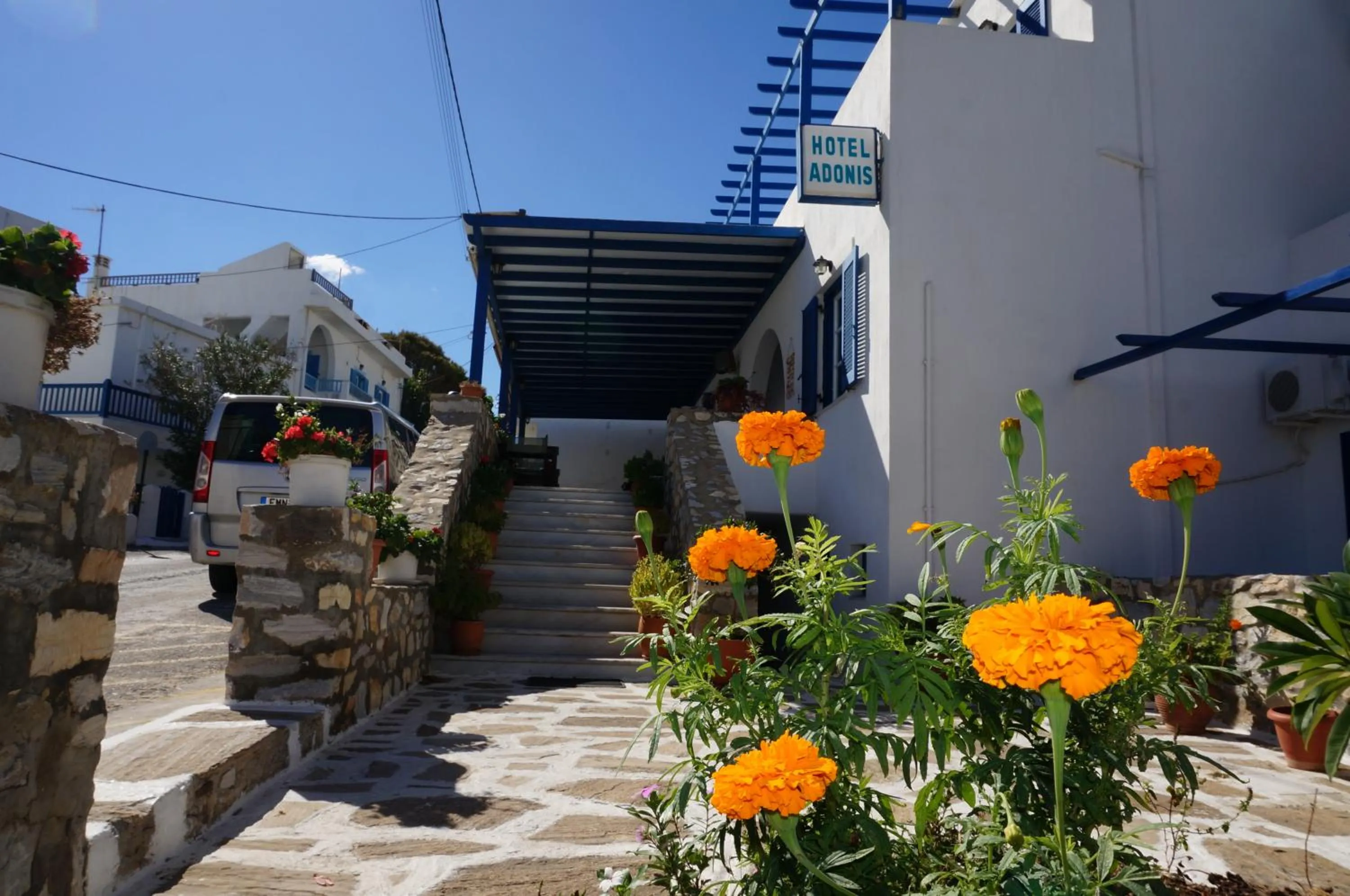 Property building in Adonis Hotel Naxos