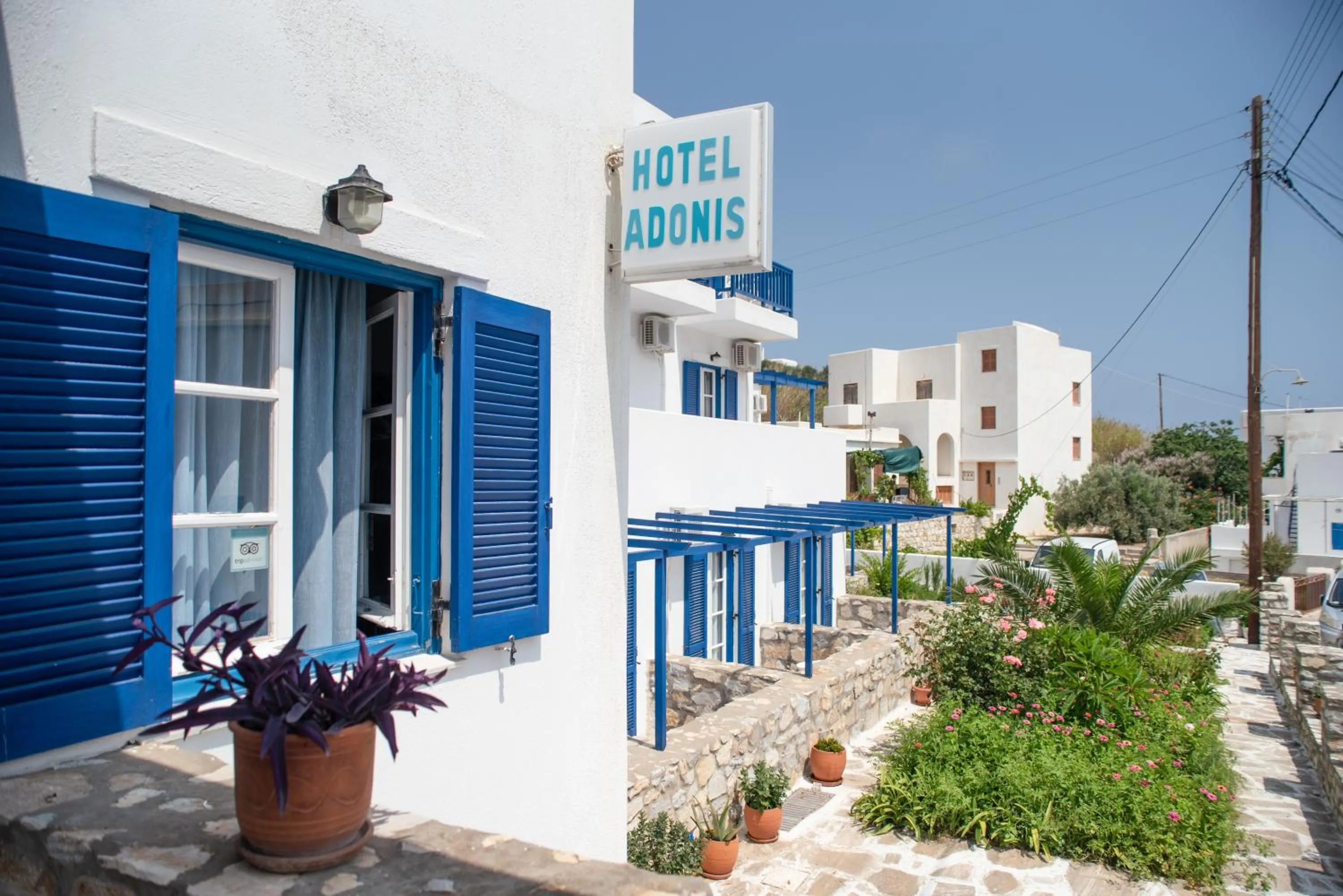 Property building in Adonis Hotel Naxos