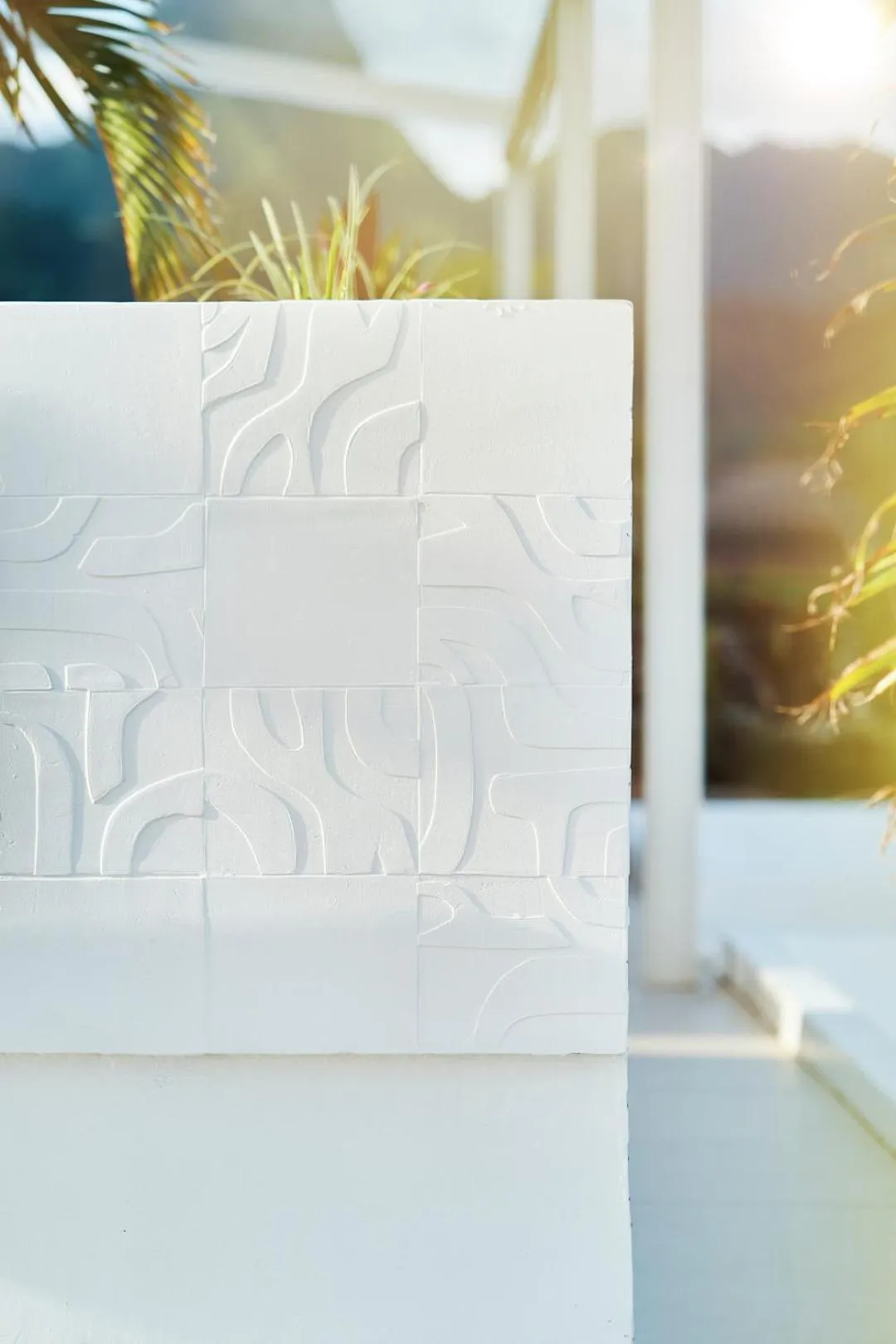 Decorative detail in Cook's Bay Hotel & Suites