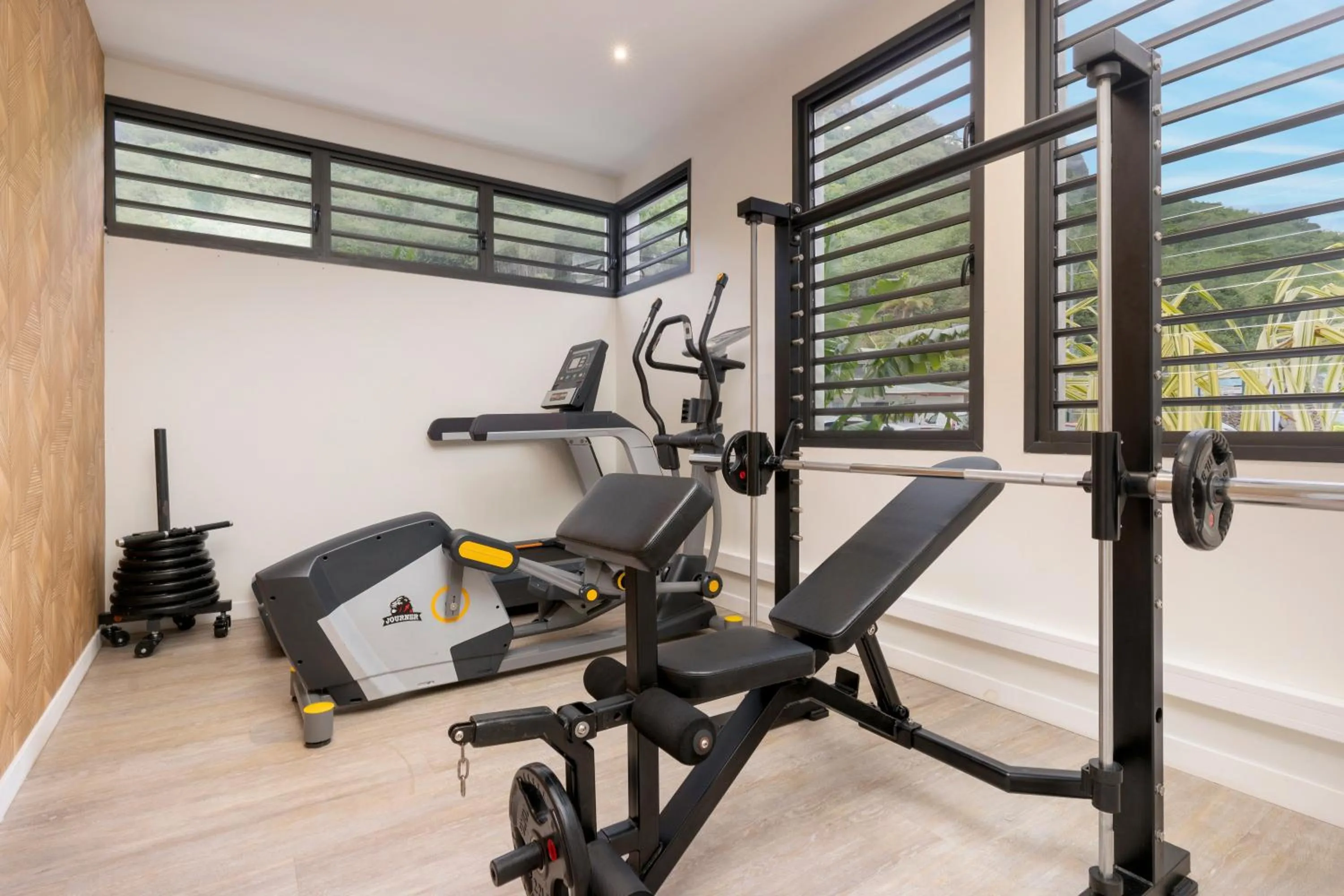 Fitness centre/facilities in Cook's Bay Hotel & Suites