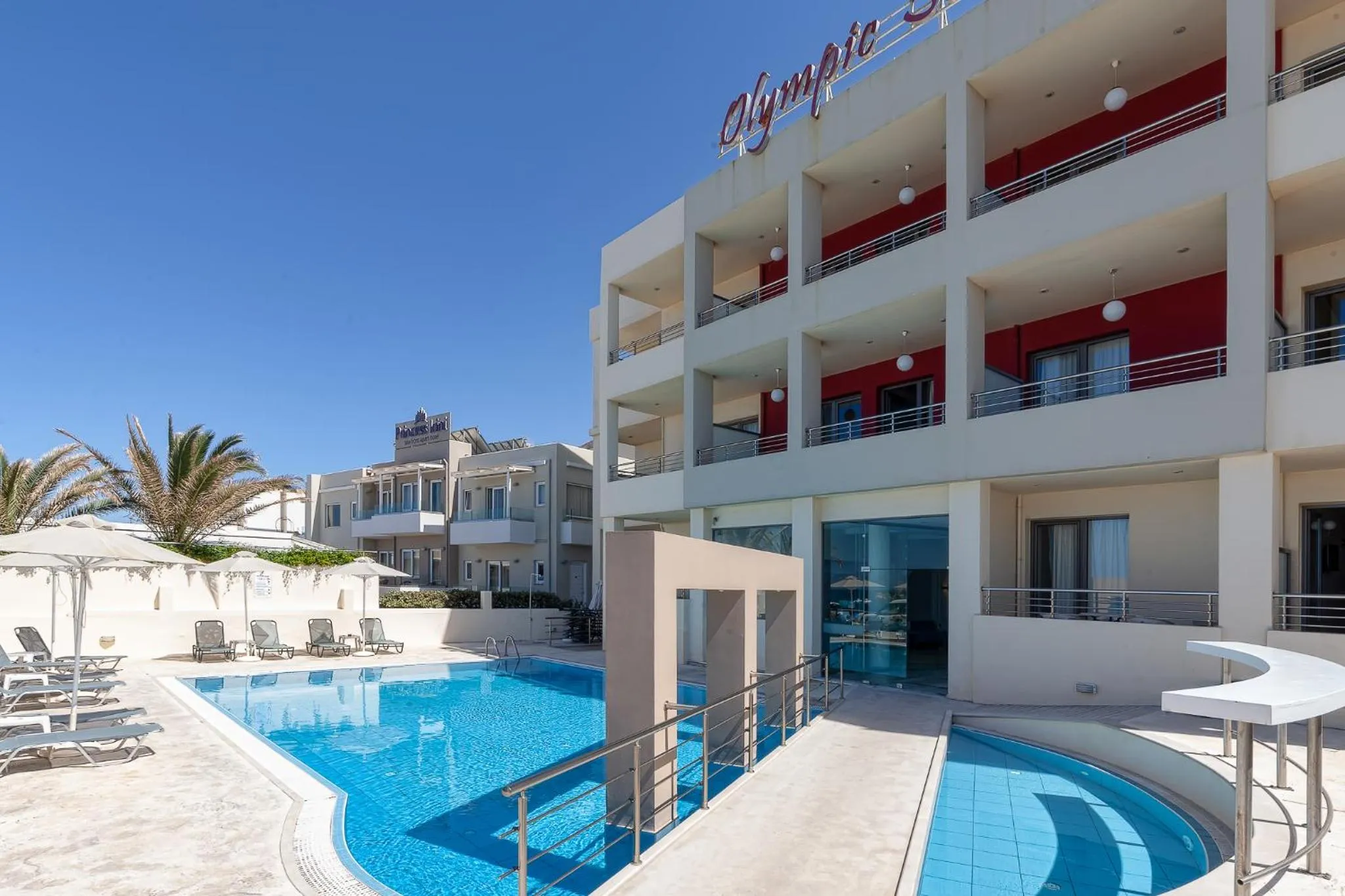 Property building in Olympic Suites