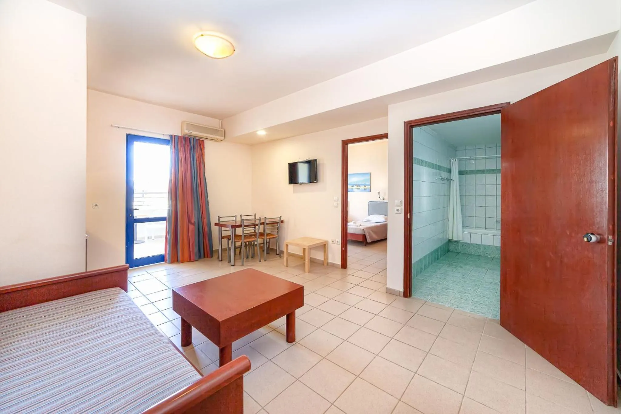 Living room in Olympic Suites