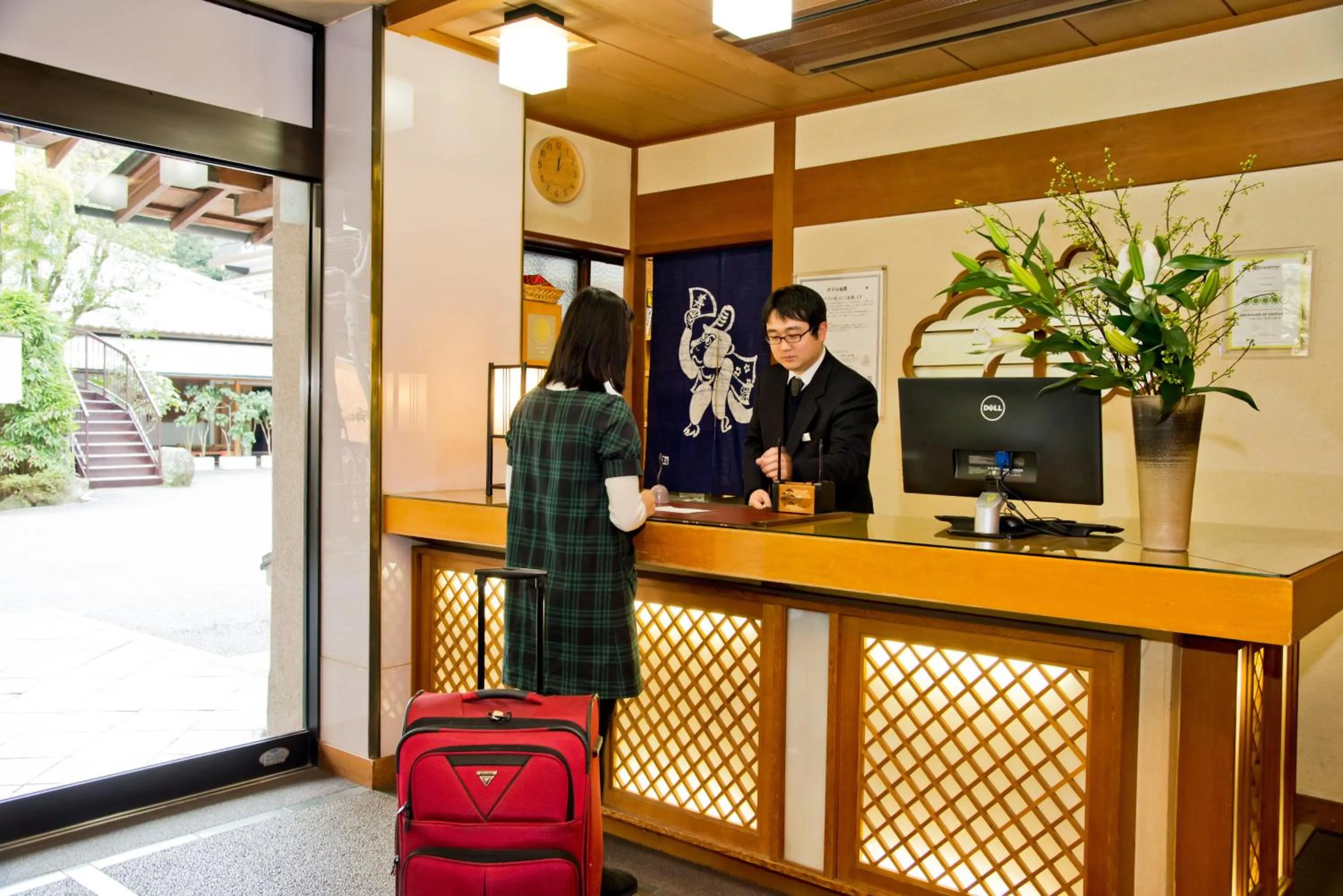 Lobby or reception in Senkei Plaza