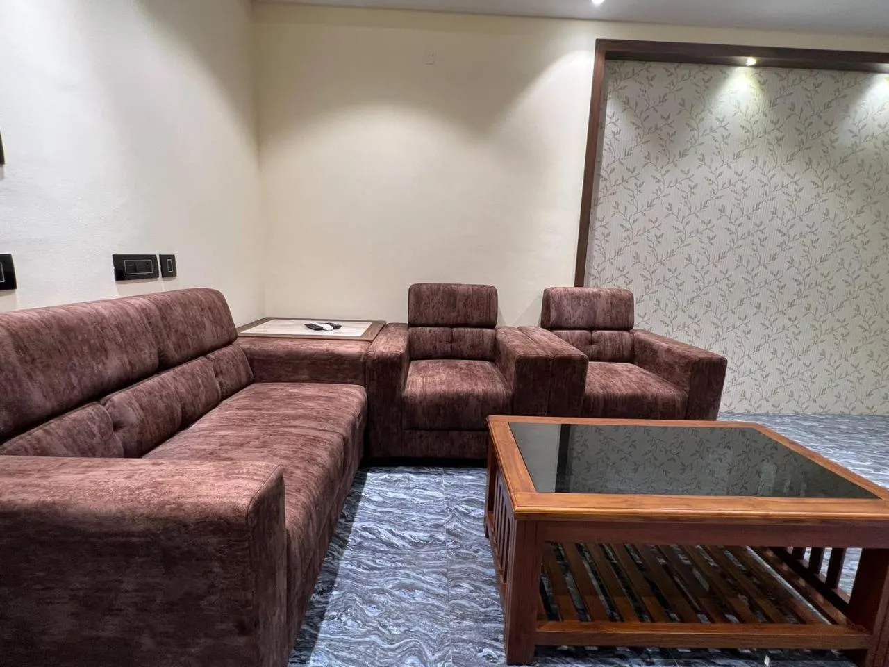 Seating area in Hotel Mangalore Stay INN