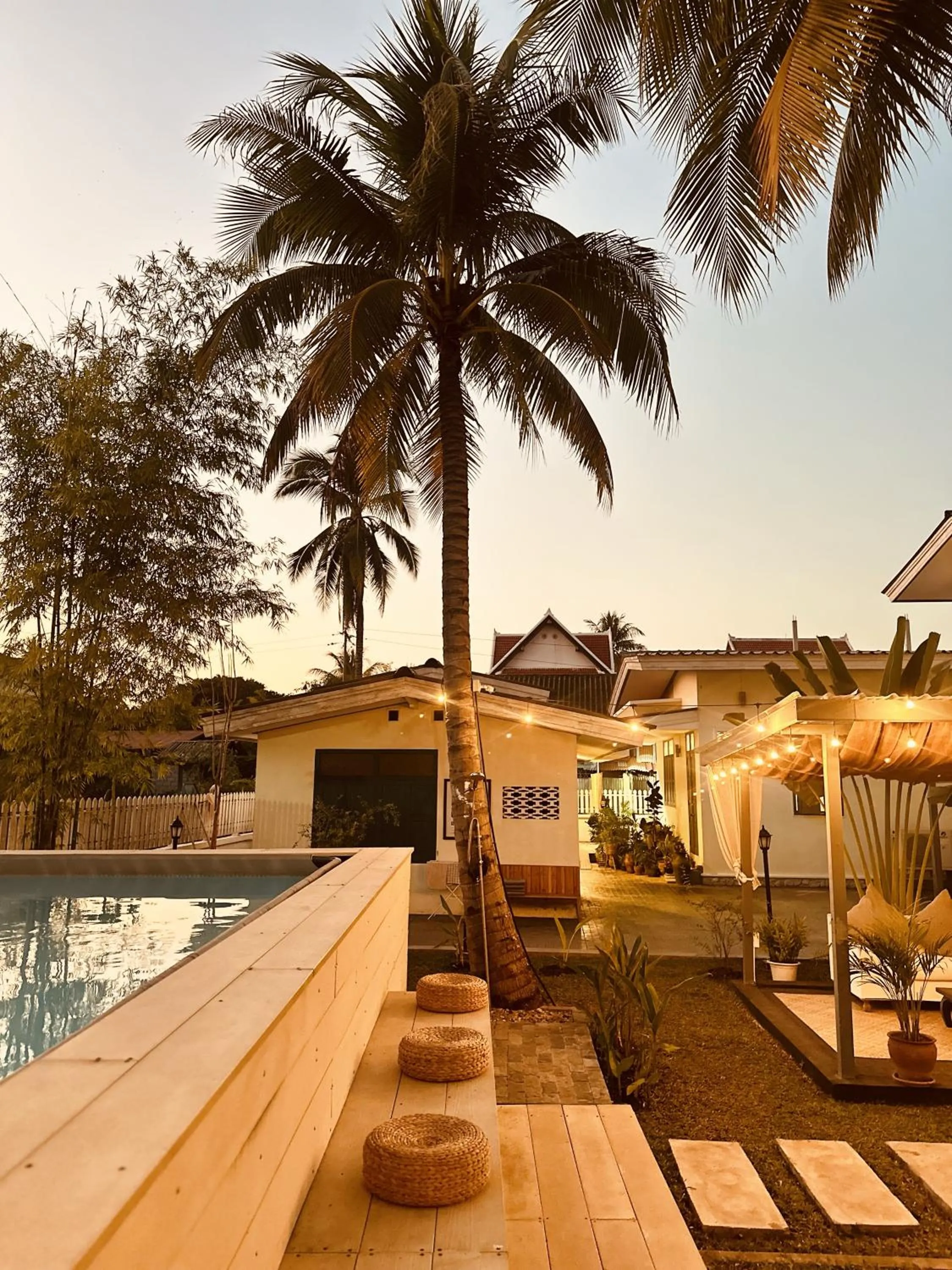 Pool view in Baan Pila