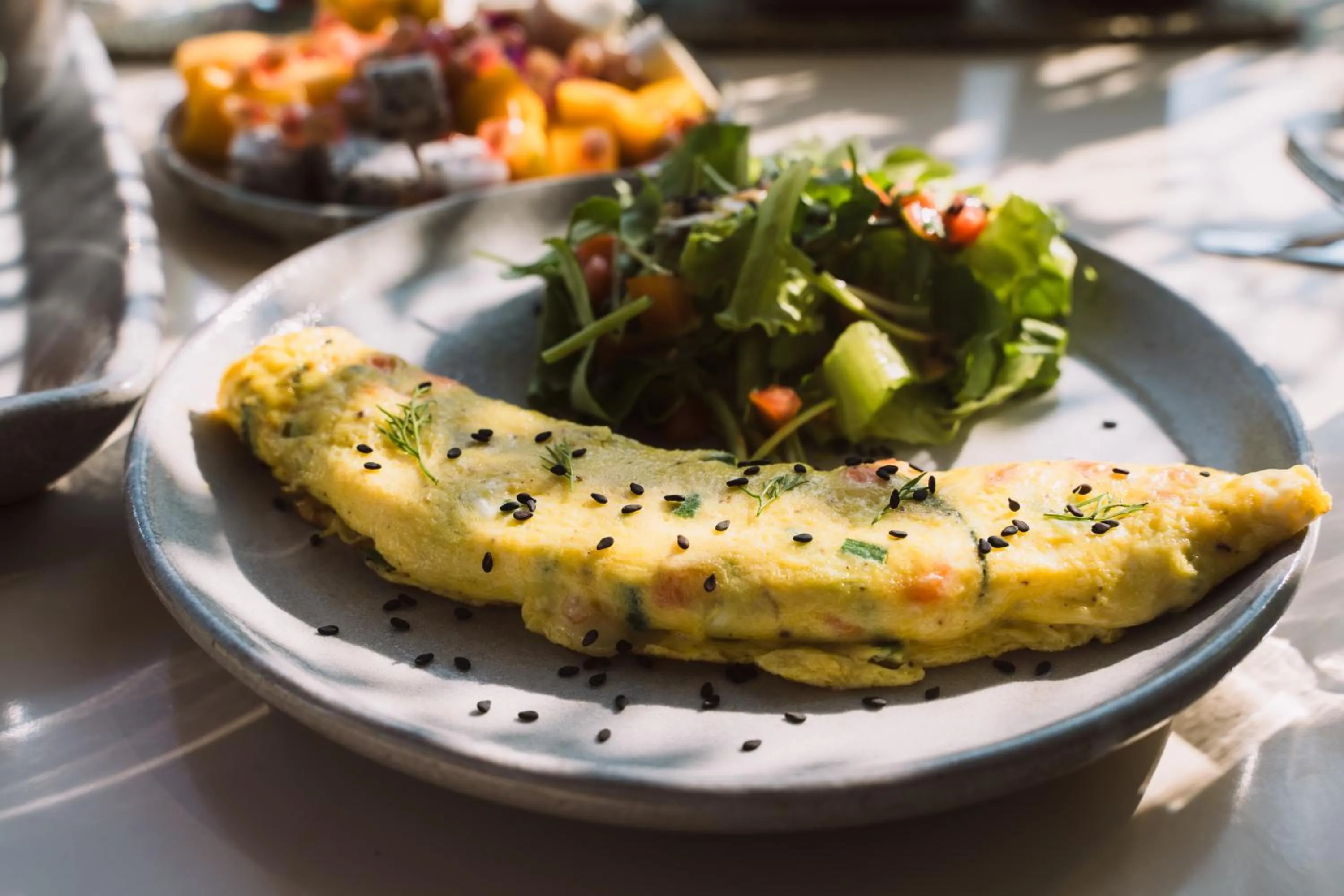 Continental breakfast in Baan Pila