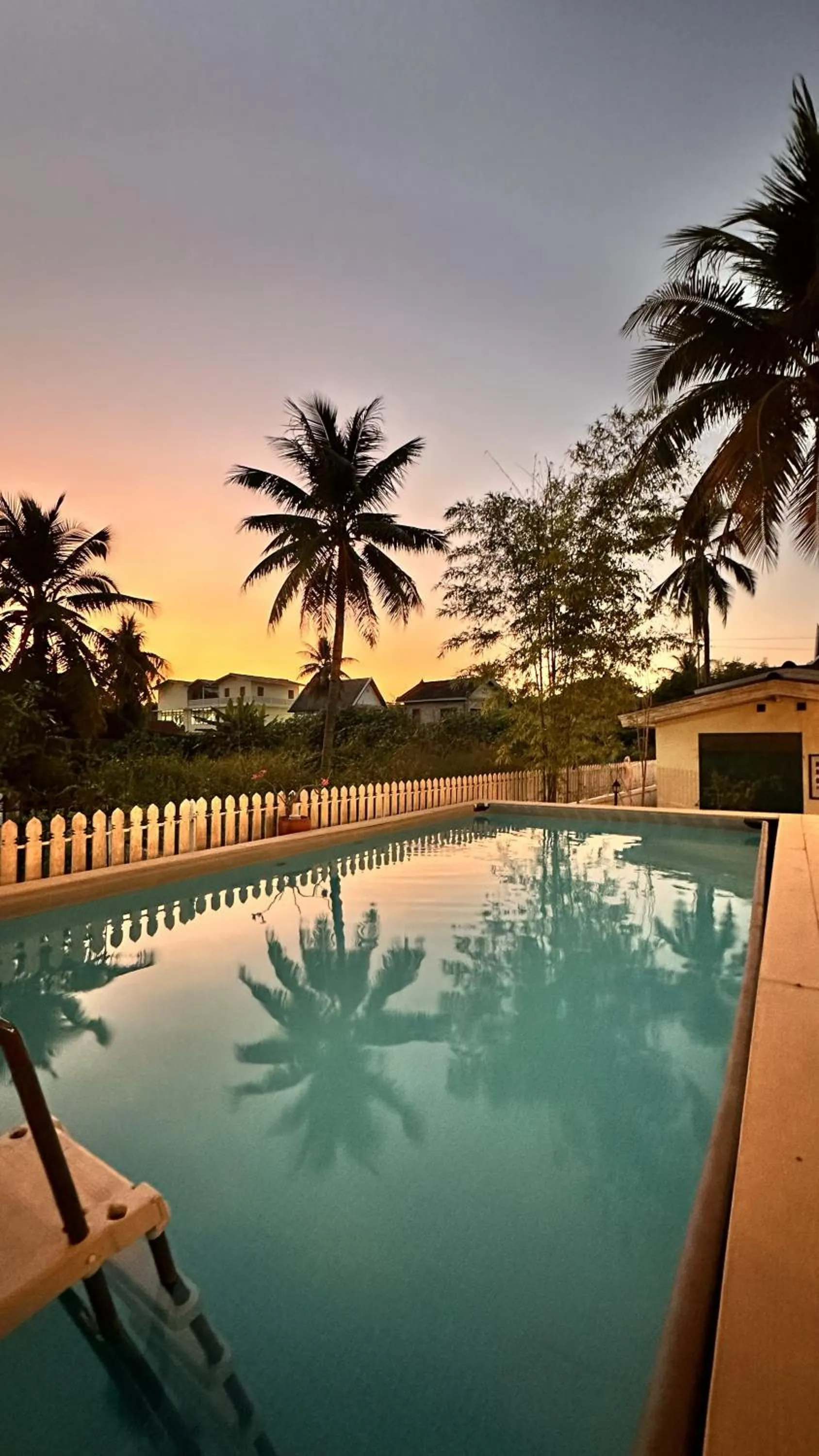 Pool view in Baan Pila