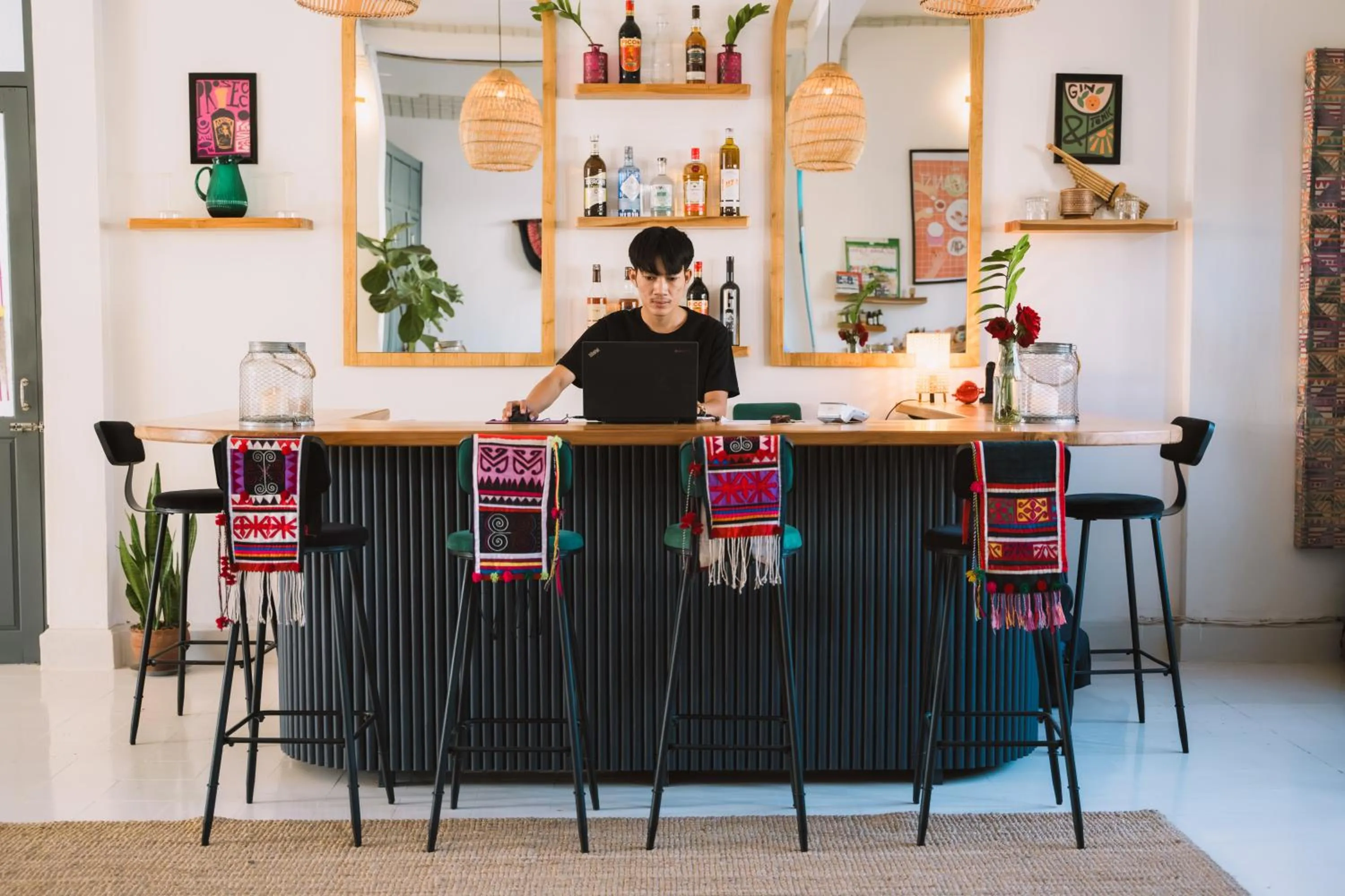 Lobby or reception in Baan Pila