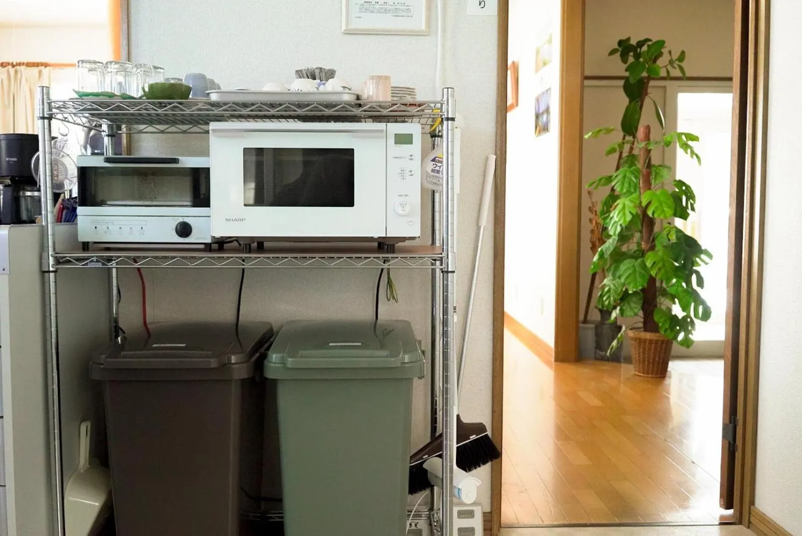 Kitchen or kitchenette in TESHIKAGA HOSTEL MISATO