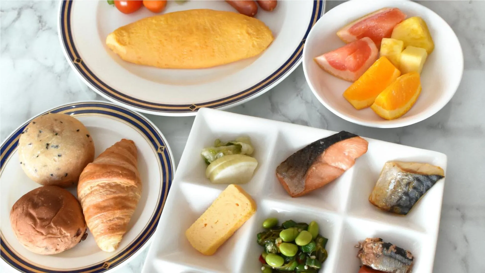 Breakfast in Odysis Suites Osaka Airport Hotel