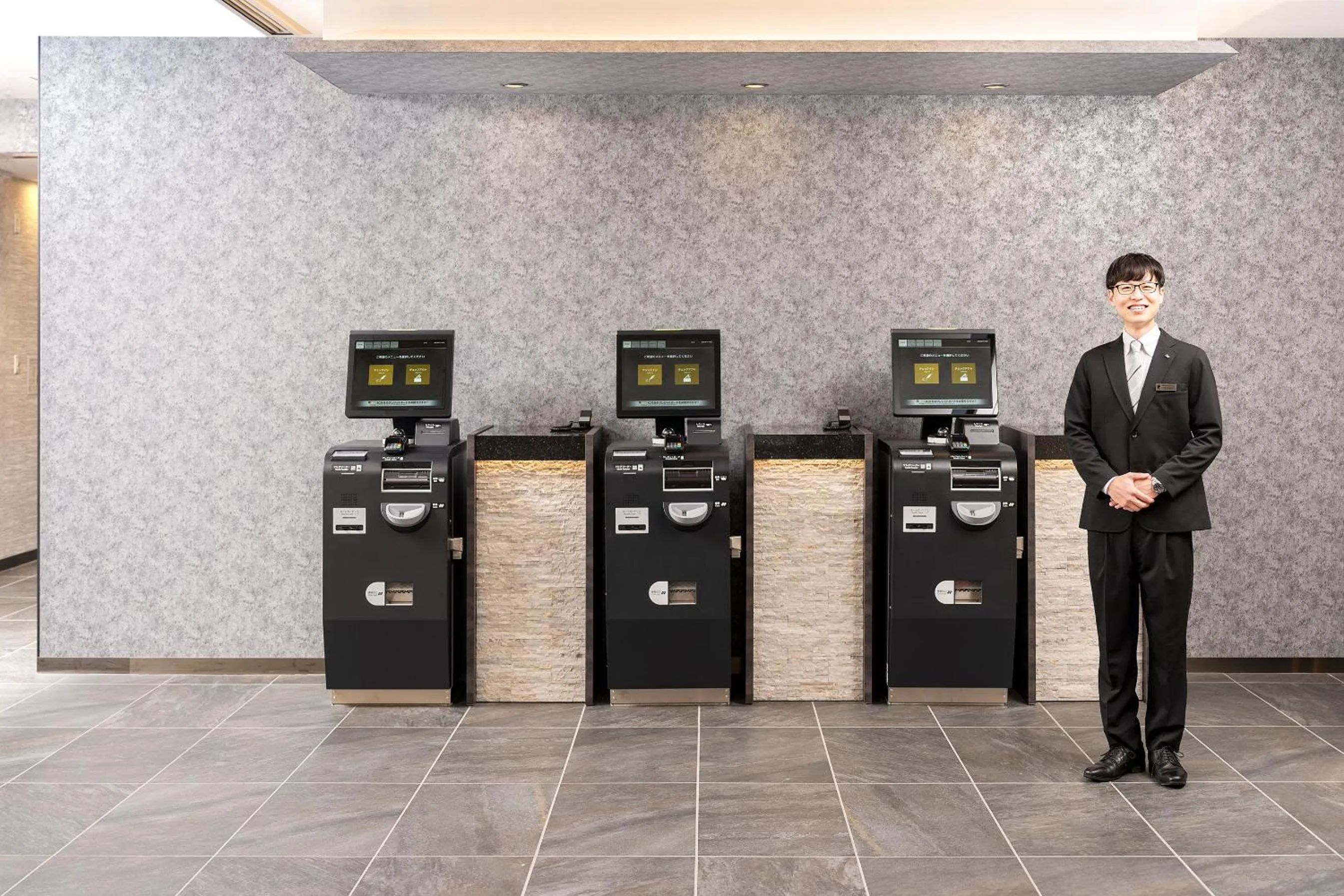 Lobby or reception in Shizutetsu Hotel Prezio Osaka Shinsaibashi